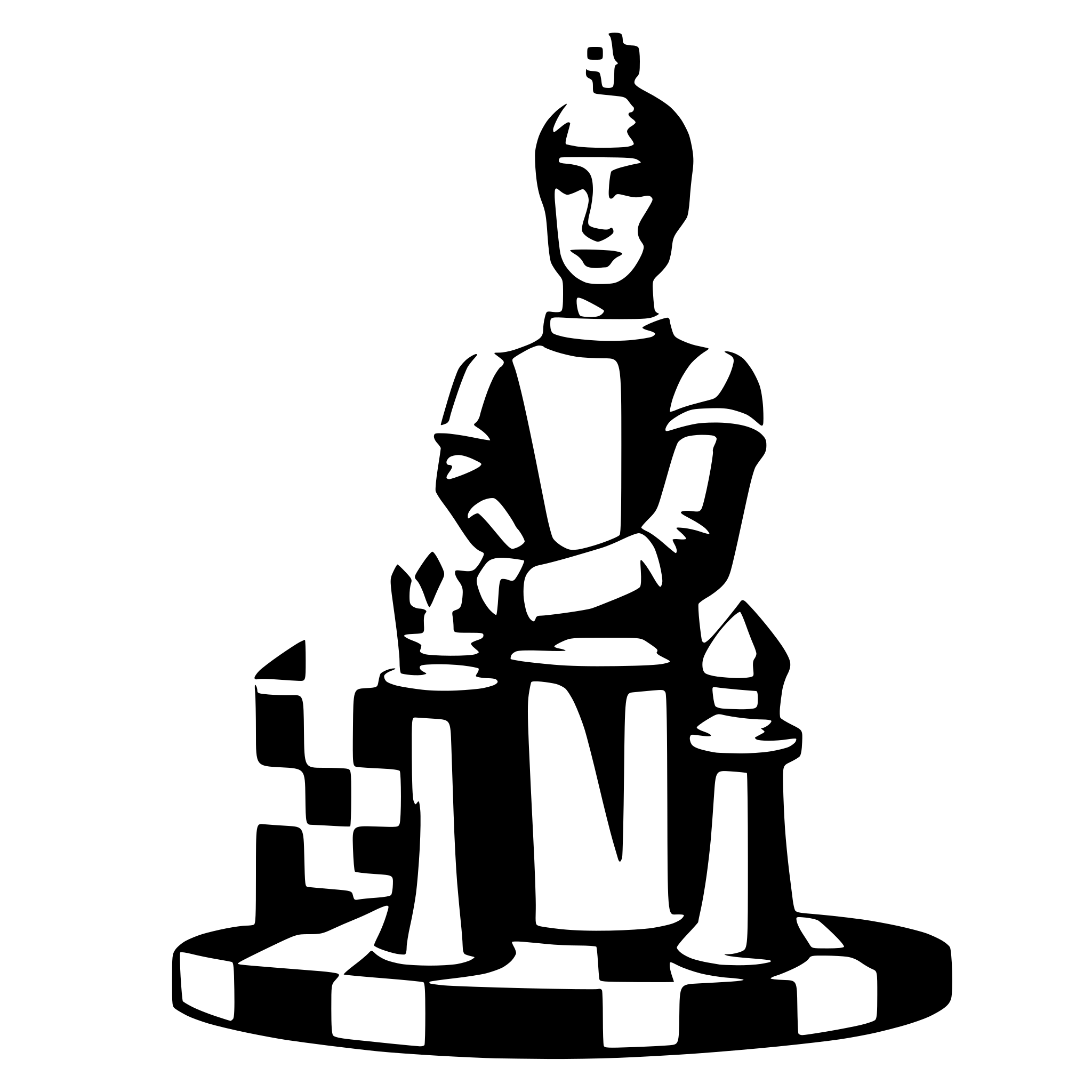 AI-generated SVG of a chessfigur