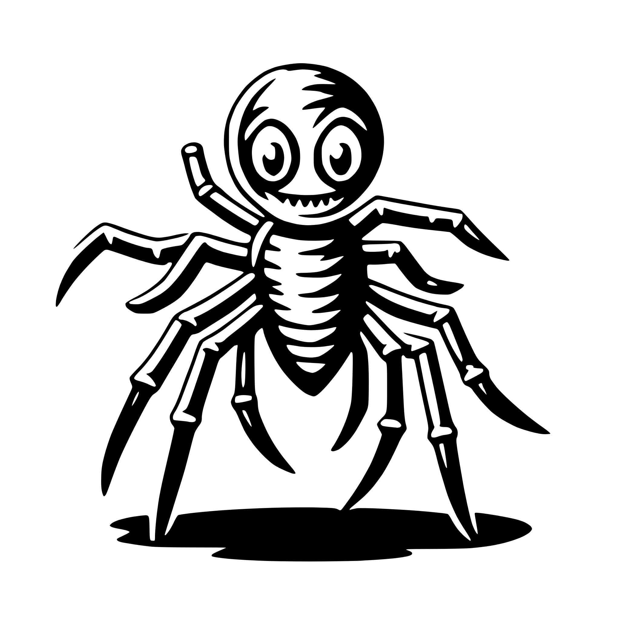 AI-generated SVG of 'anansi'