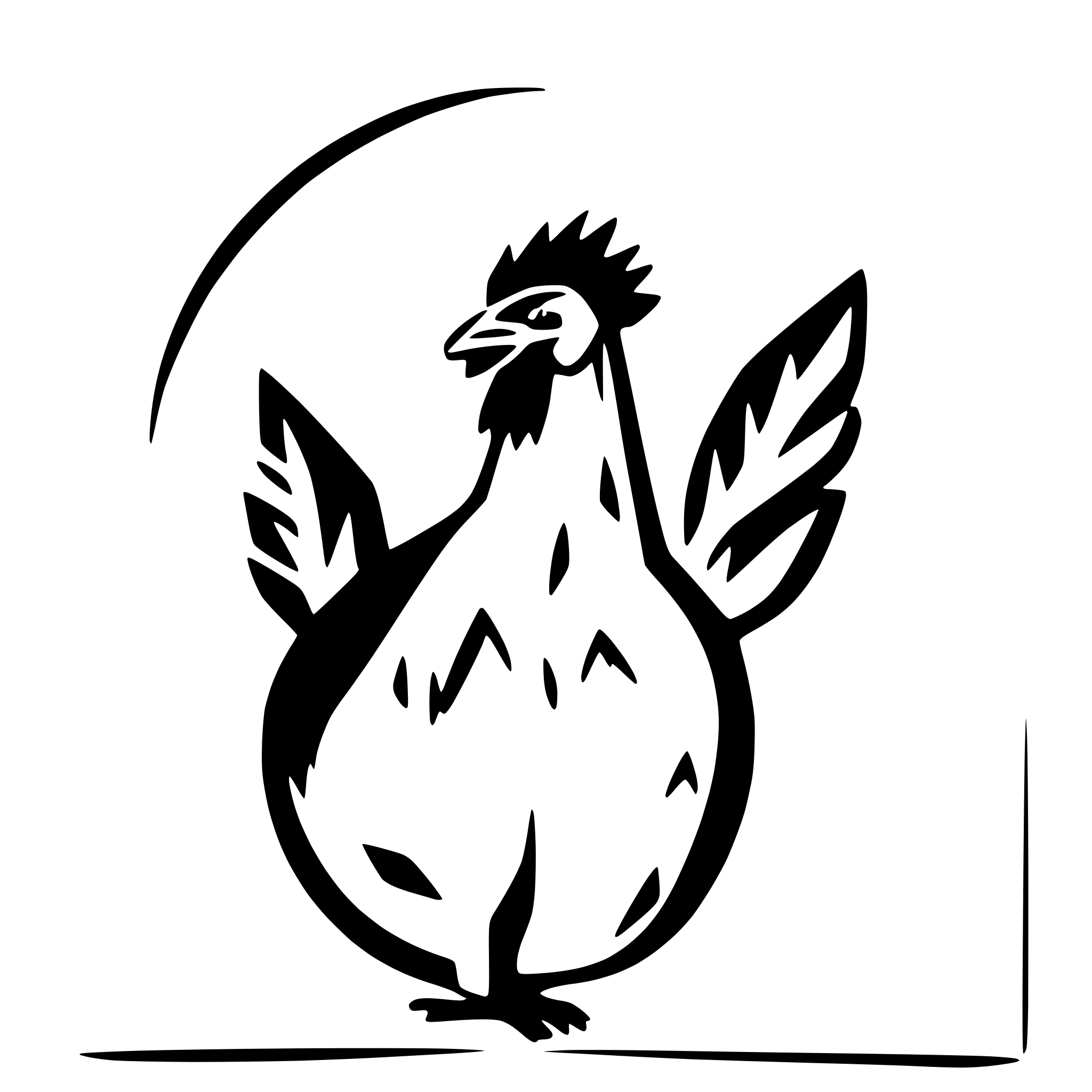 AI-generated SVG of 'rooster crowing at sunrise'