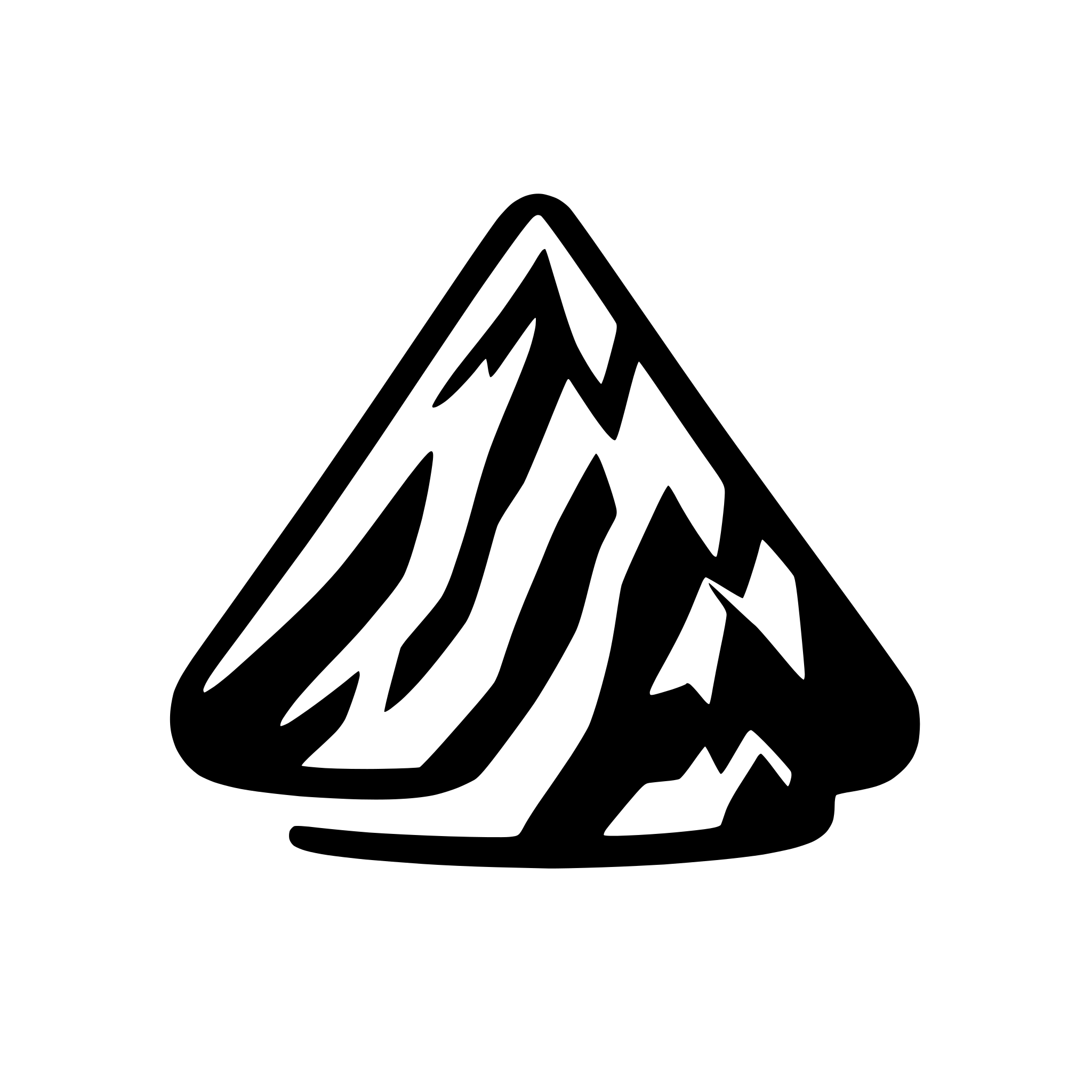 AI-generated SVG of a mountain with snow-capped peak