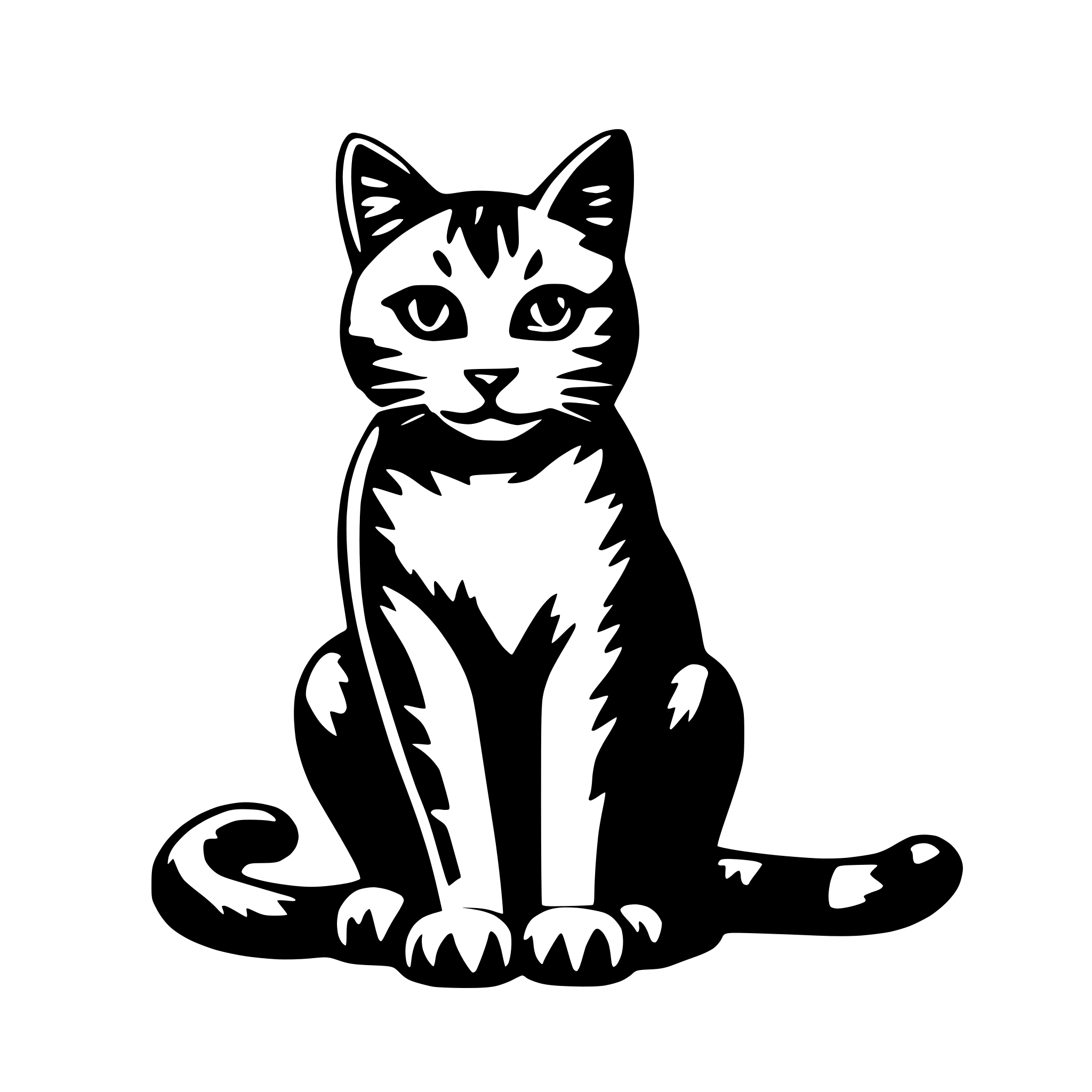 AI-generated SVG of a Cat