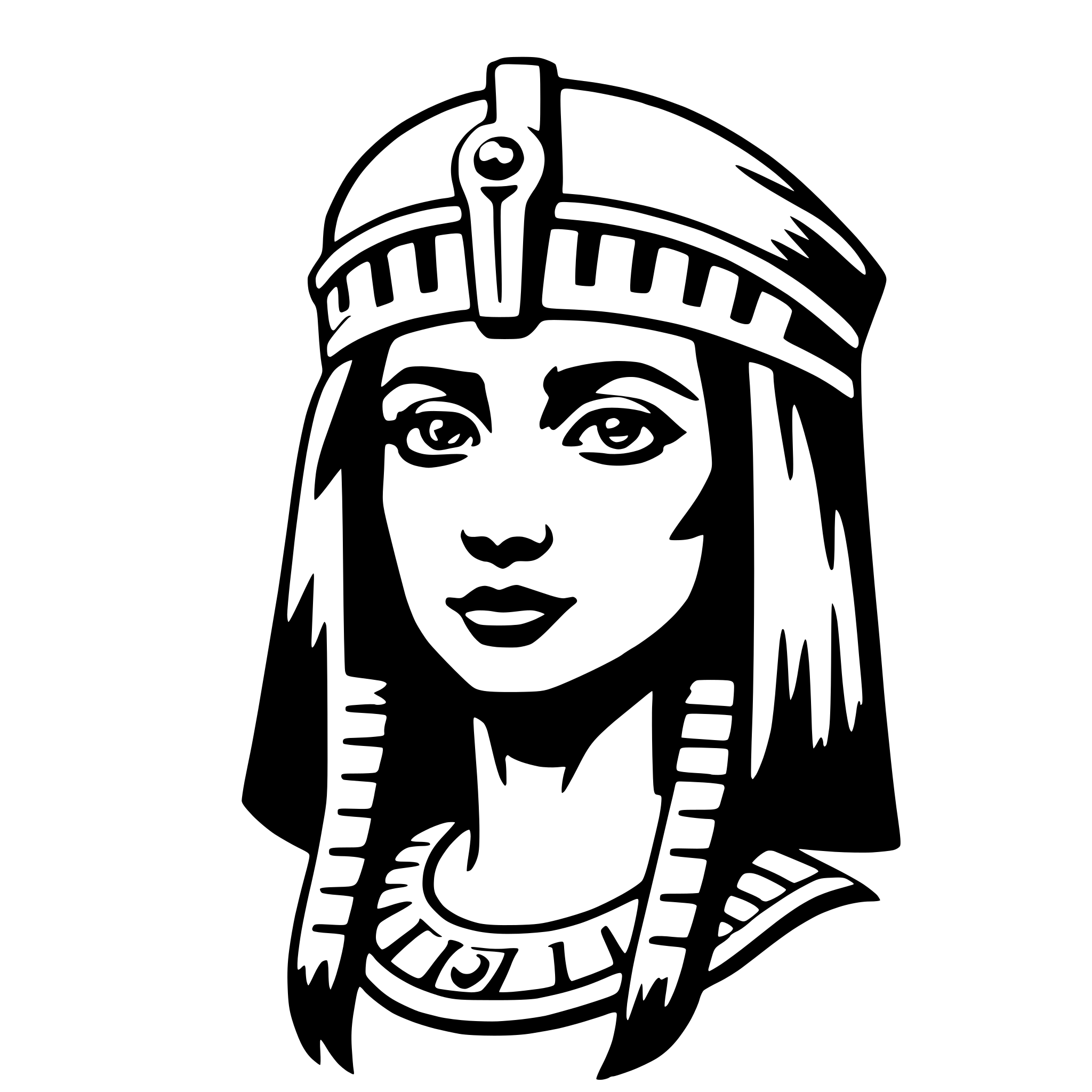 AI-generated SVG of 'hathor'