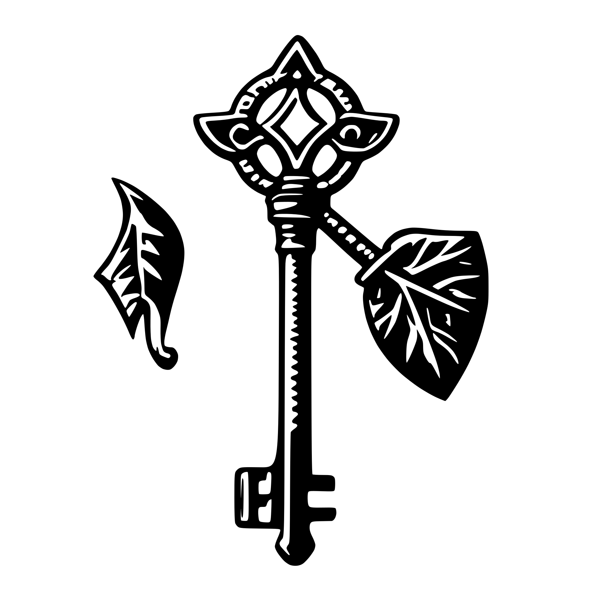 AI-generated SVG of 'fairy key'