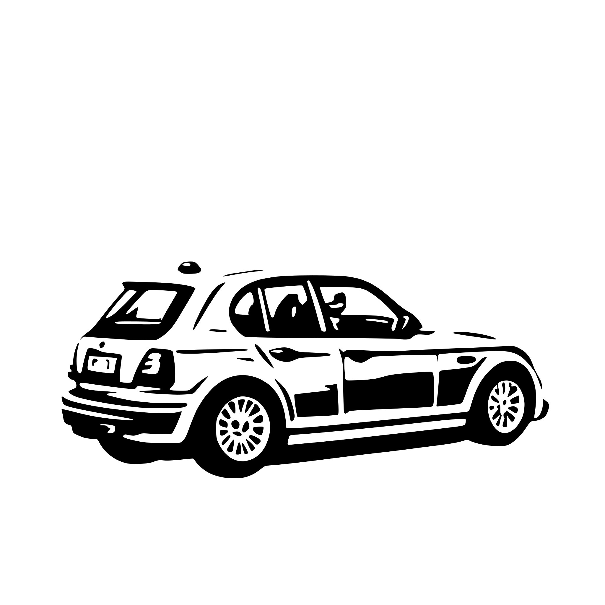 AI-generated SVG of a the car is a bmw