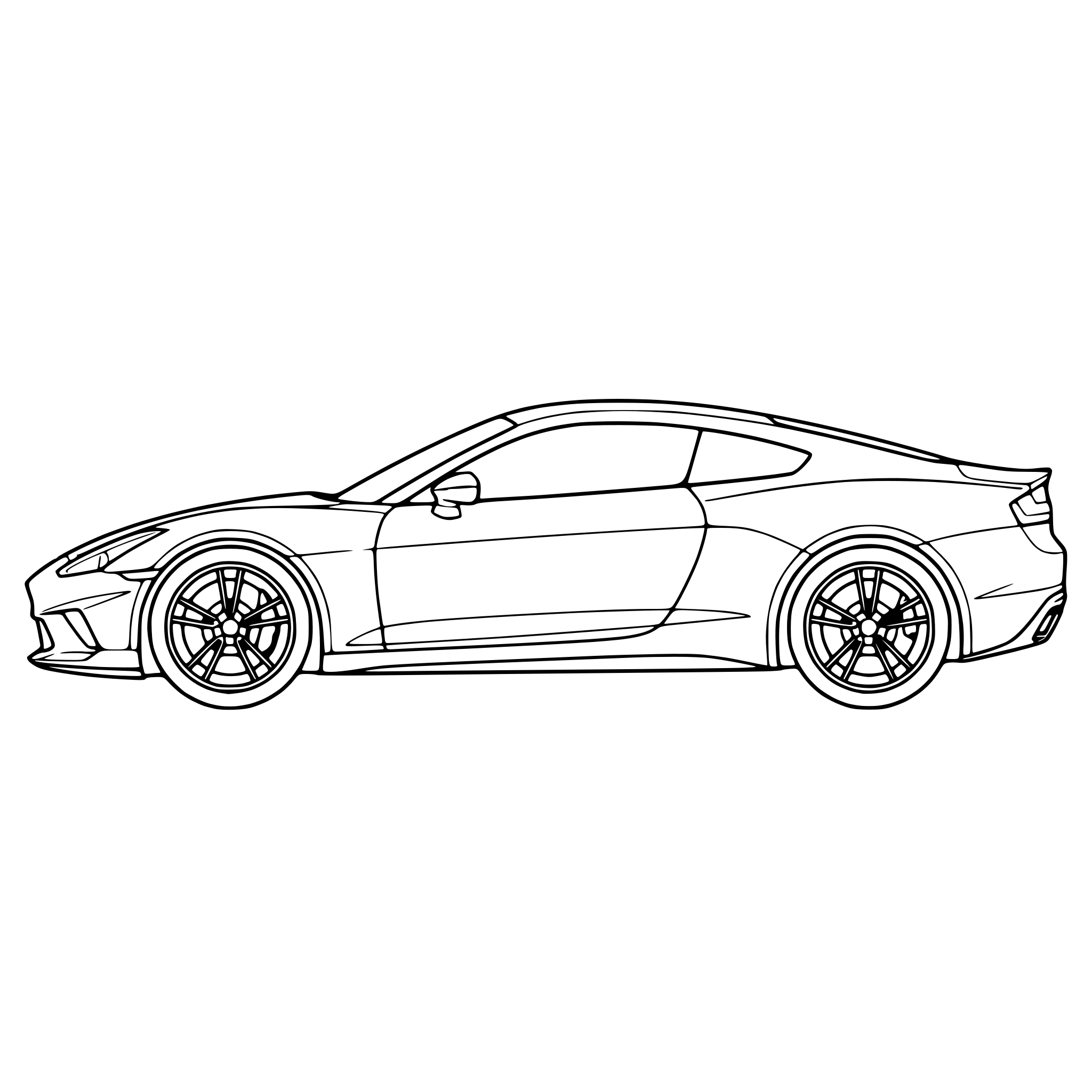 AI-generated SVG of a car