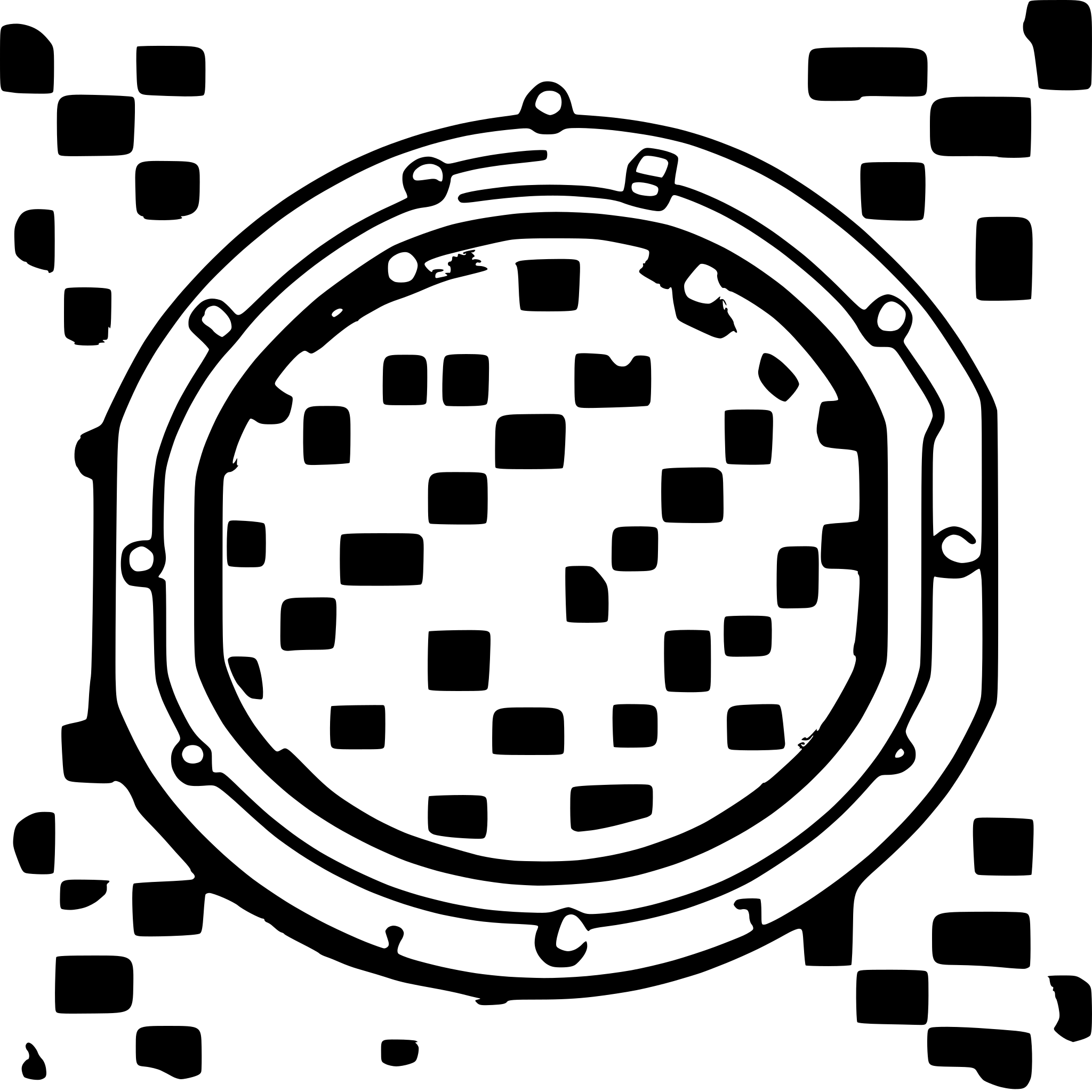 AI-generated SVG of a An isometric icon depicting a swimming pool lined with small black and white tiles in a random pattern, with bright blue water illumination, with lamps reflecting in the water in the form of small rings, collected in groups of 3 by 3. The walls of the room are lined with diamonds.