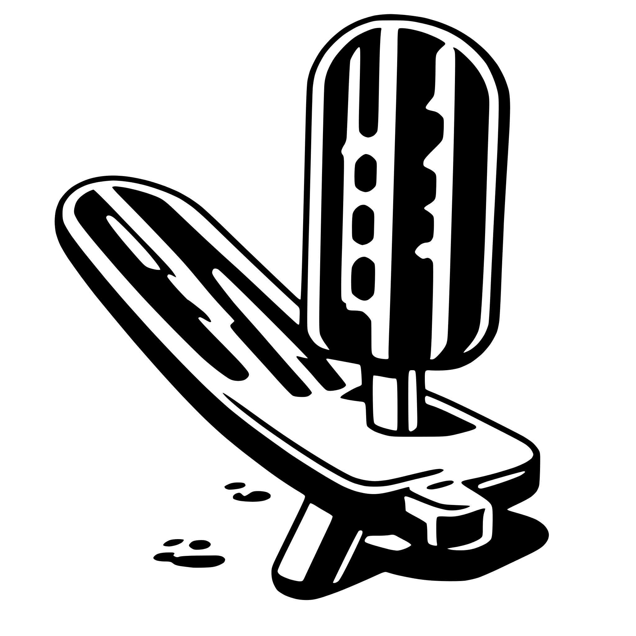 AI-generated SVG of 'popsicle'