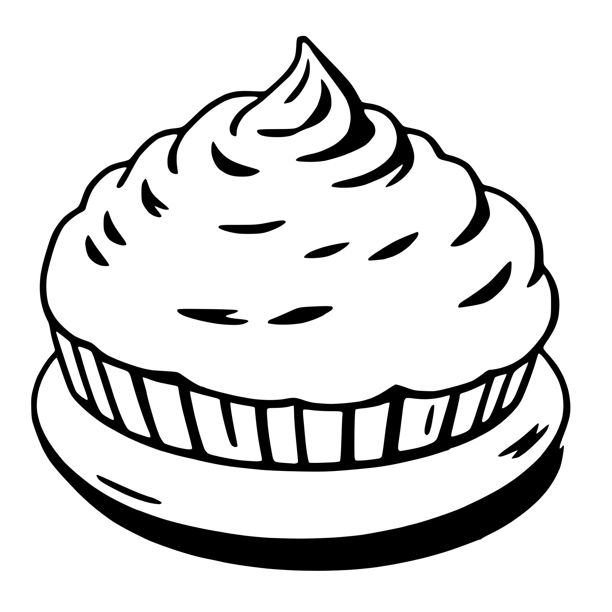 AI-generated SVG of 'meringue'