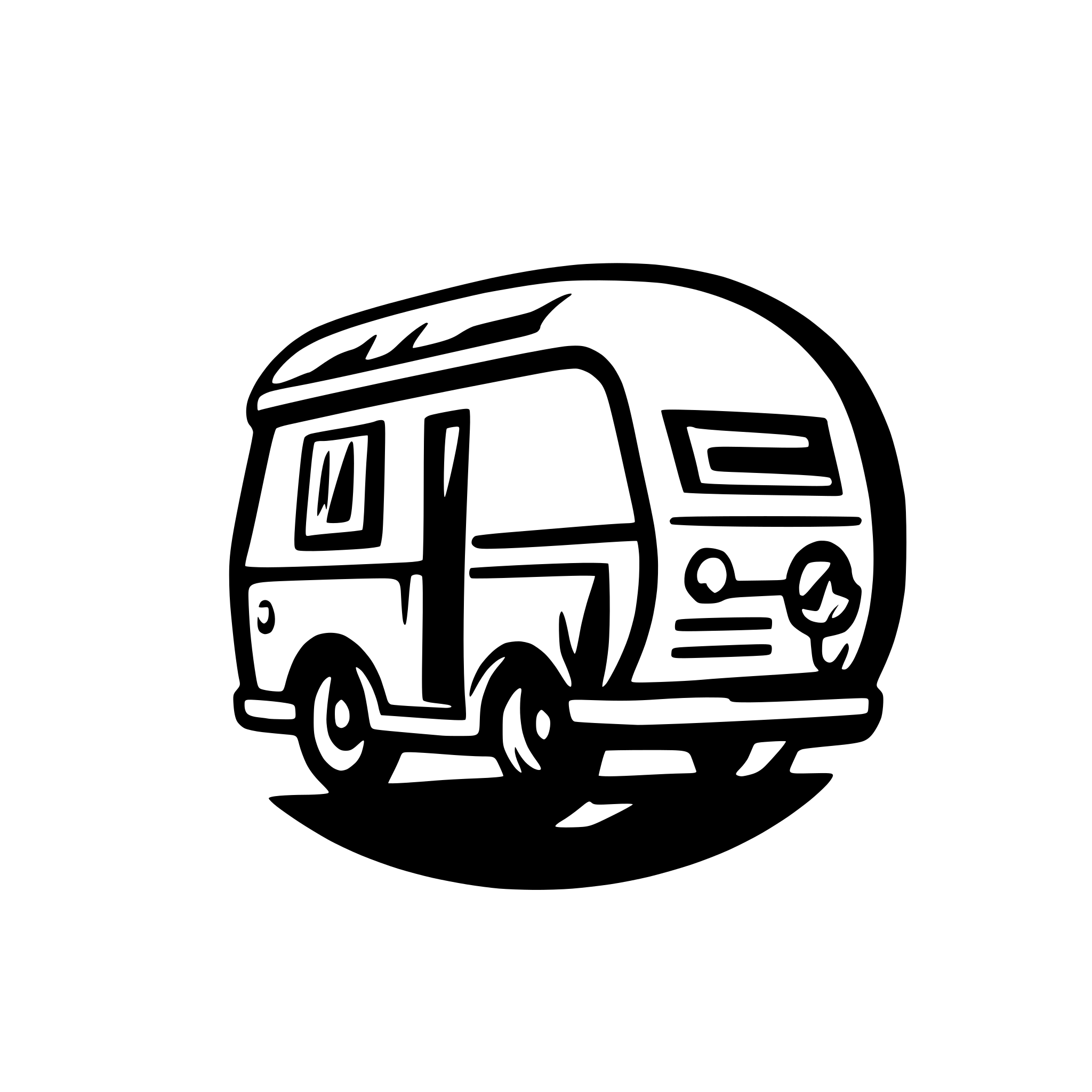 AI-generated SVG of 'Camper'