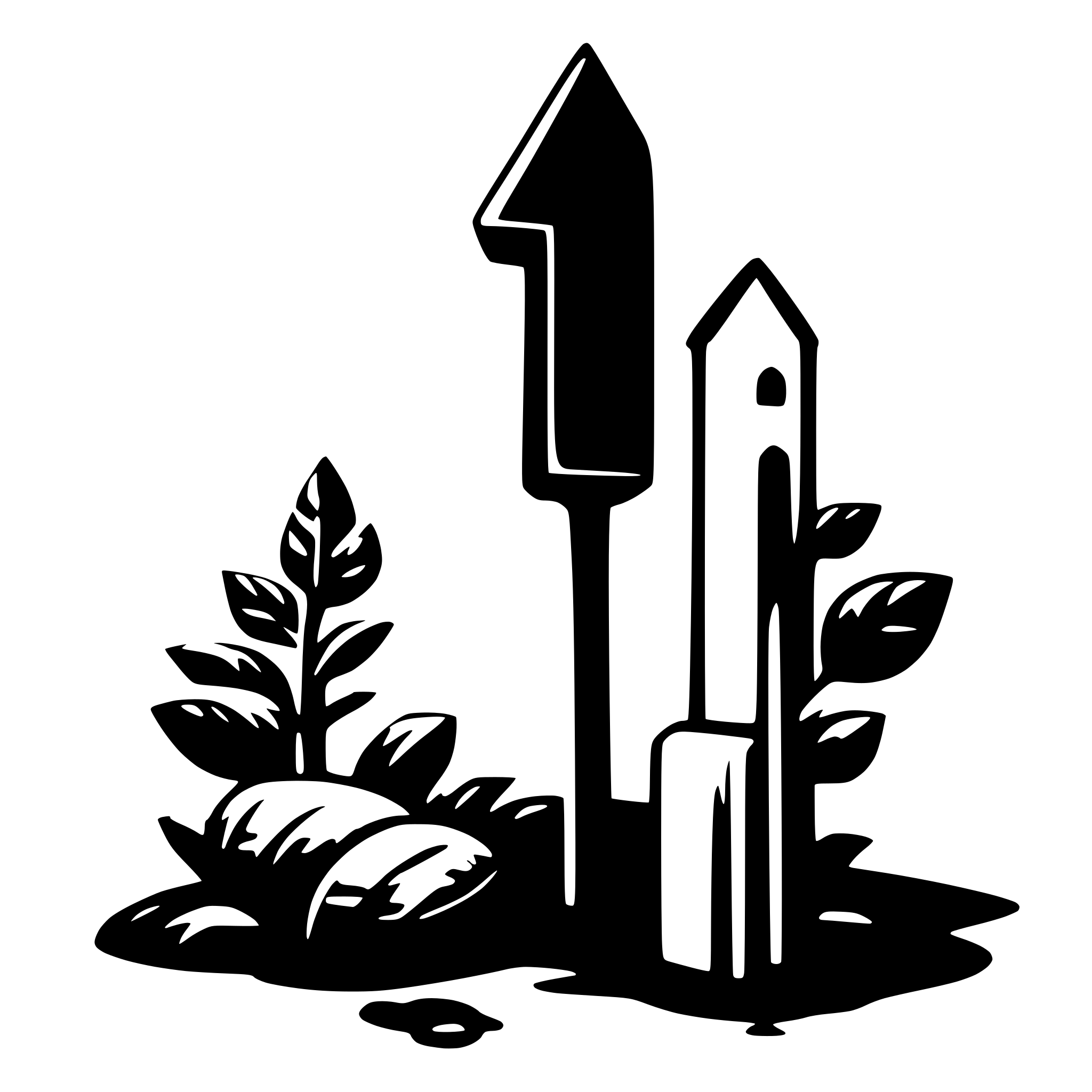 AI-generated SVG of a T