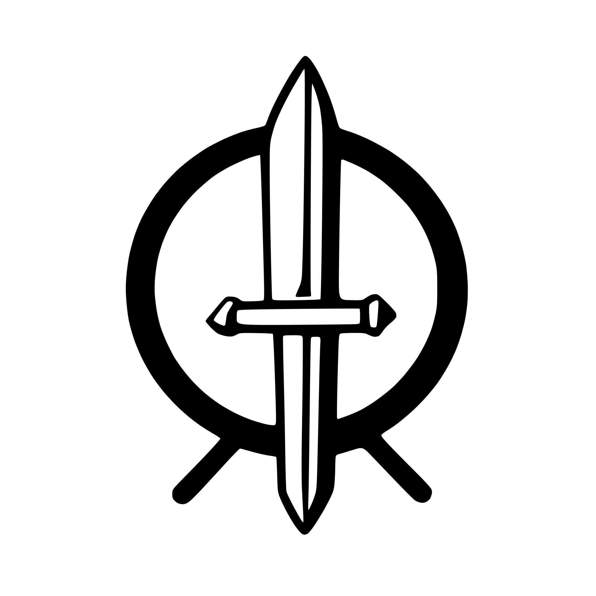 AI-generated SVG of a sword