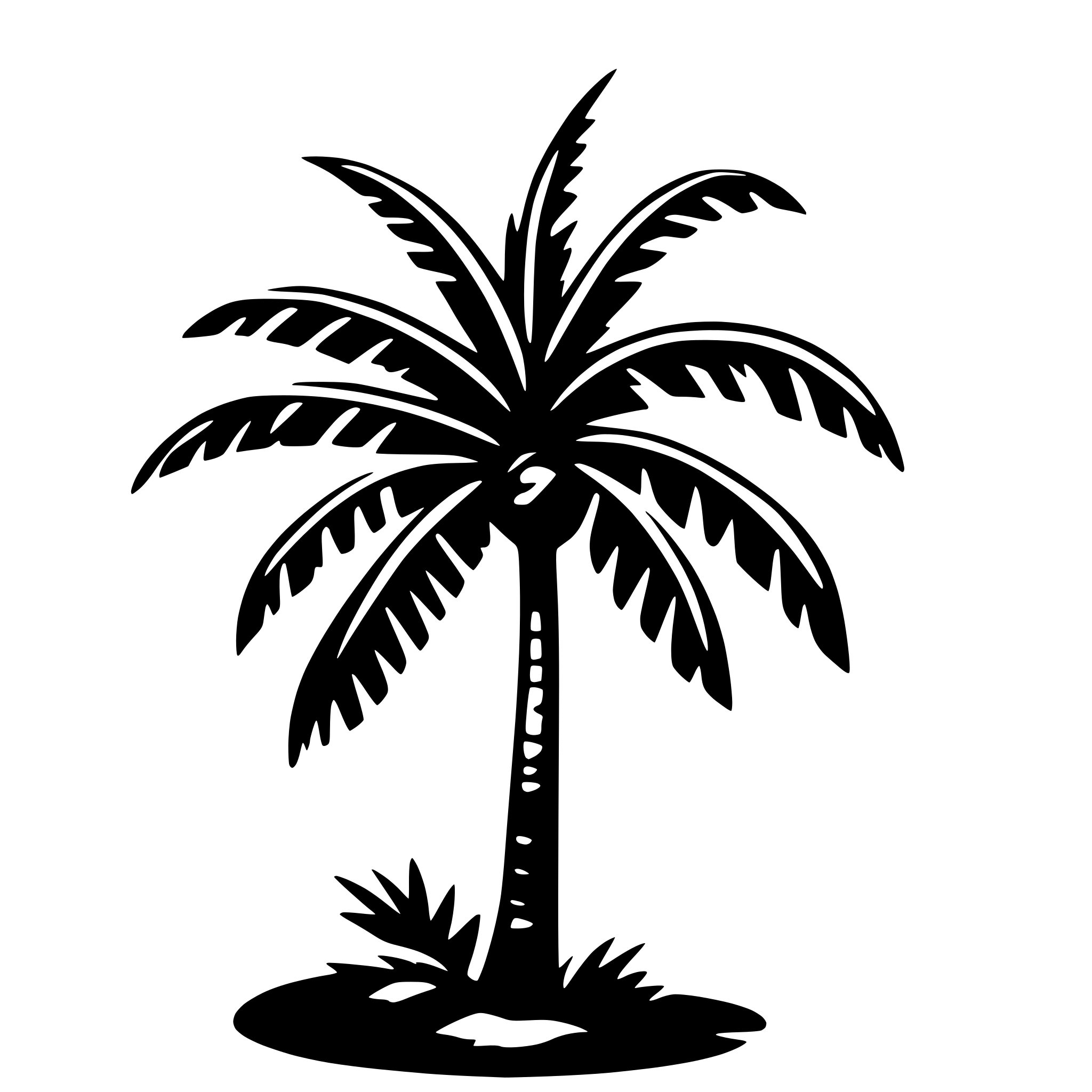AI-generated SVG of 'palm'