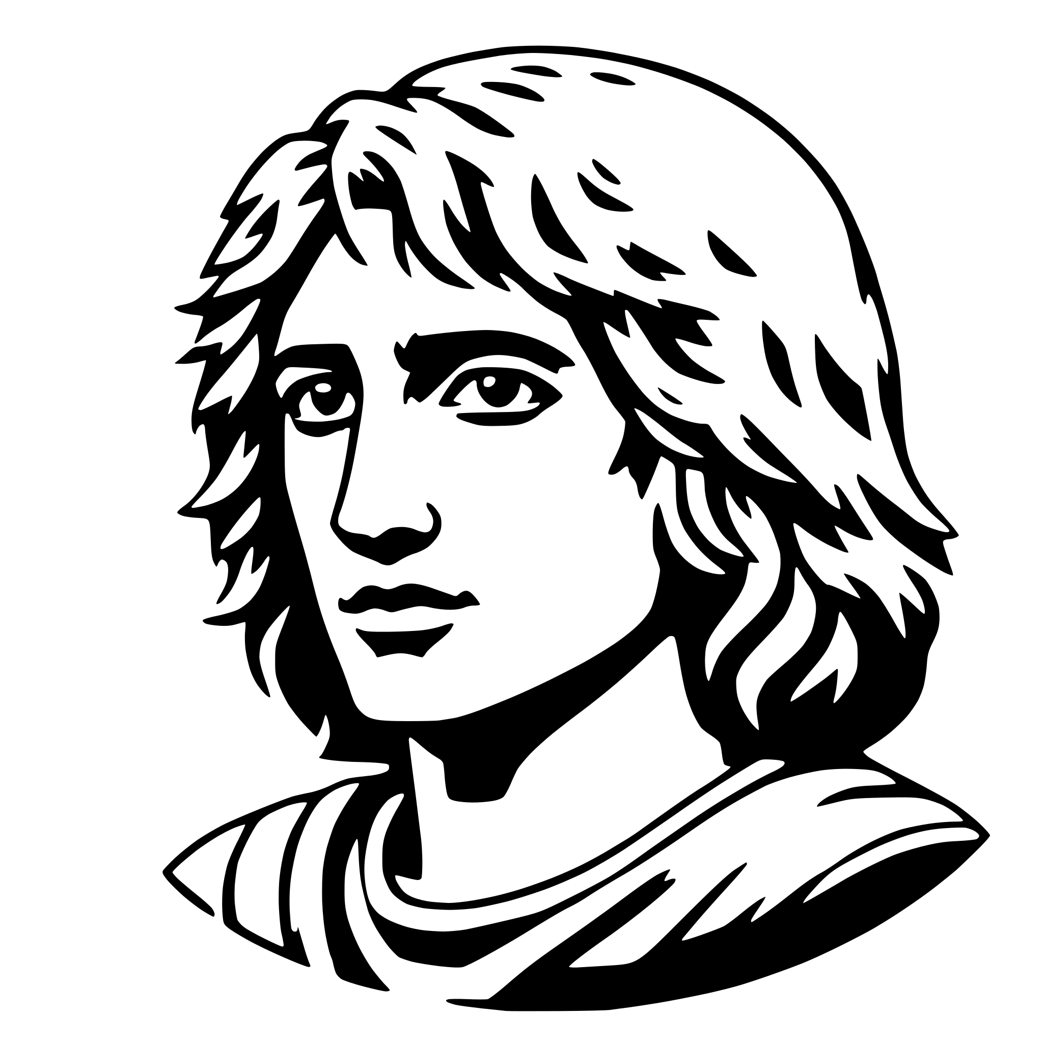AI-generated SVG of a alexander the great