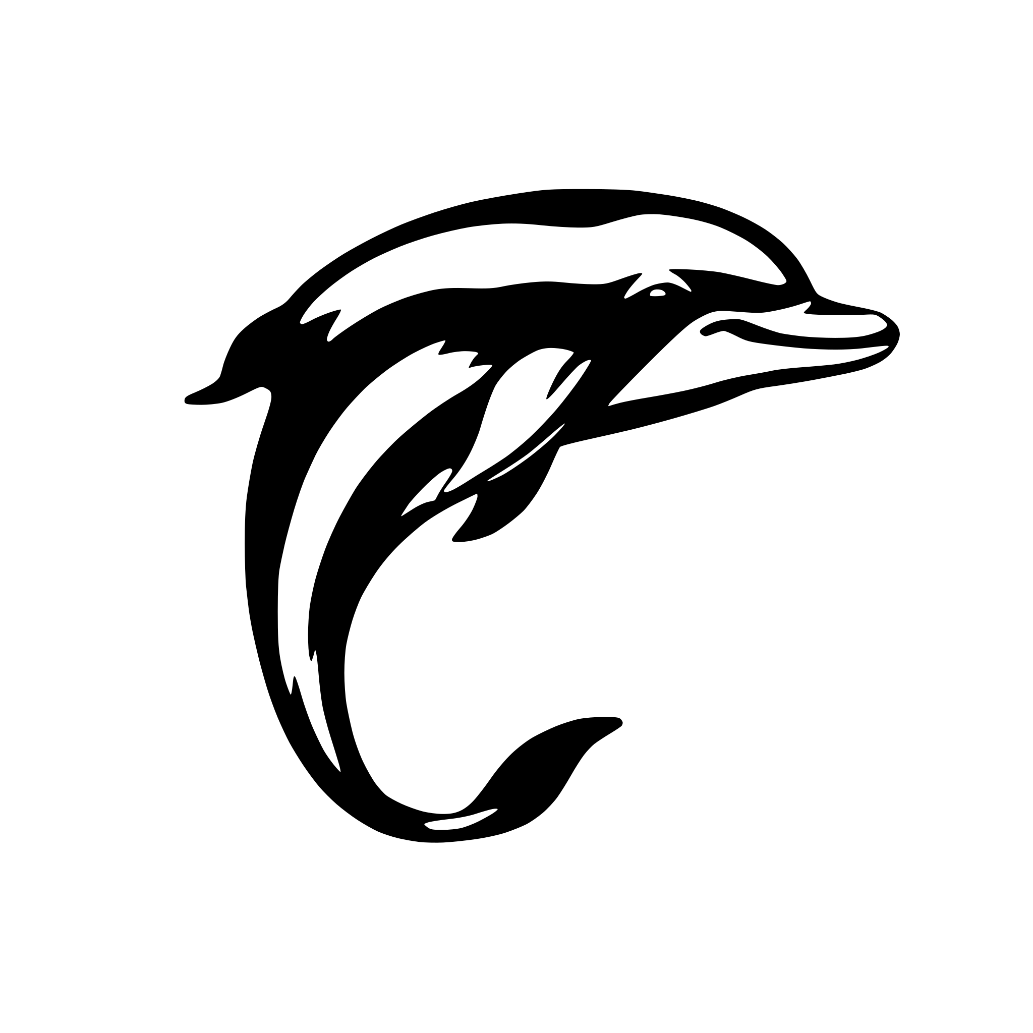 AI-generated SVG of a dolphin