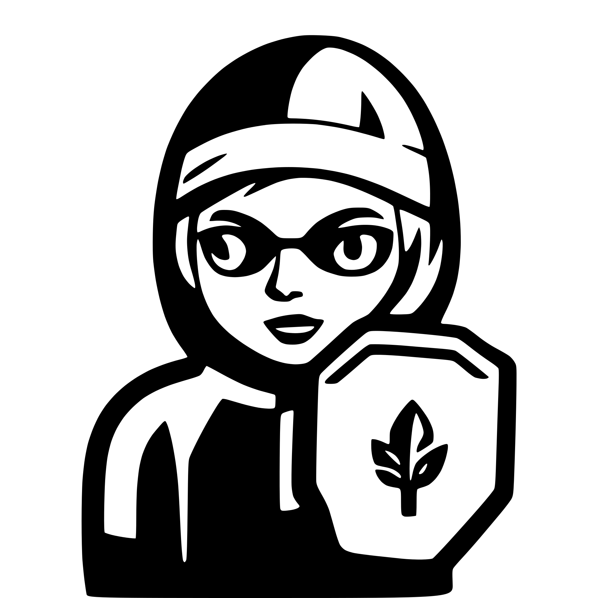 AI-generated SVG of a a monochromatic icon for a thief