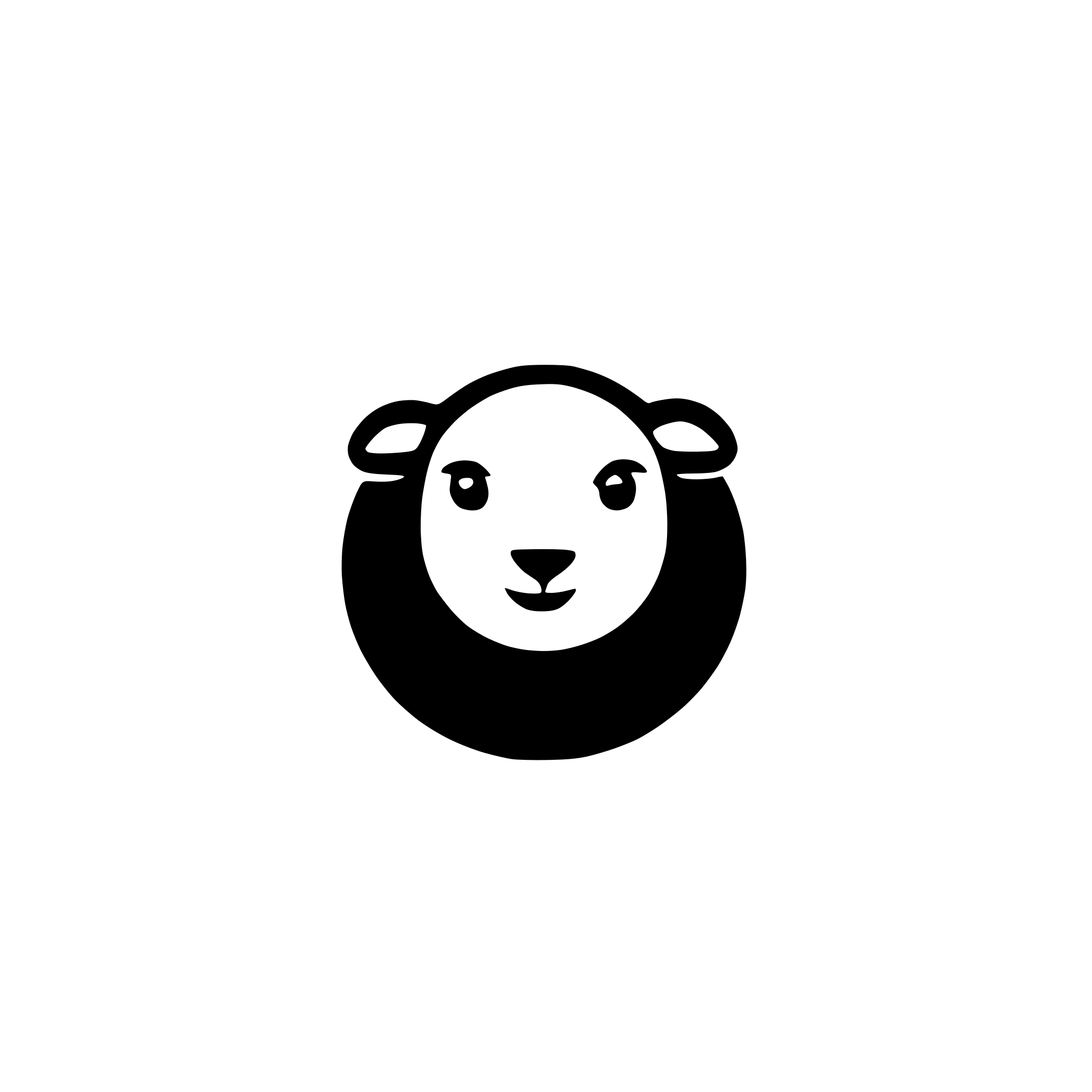 AI-generated SVG of a Single sheep