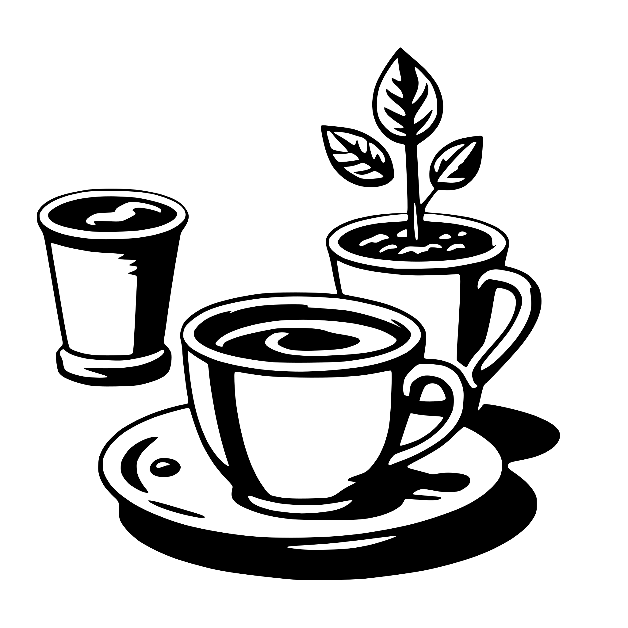 AI-generated SVG of 'coffee'