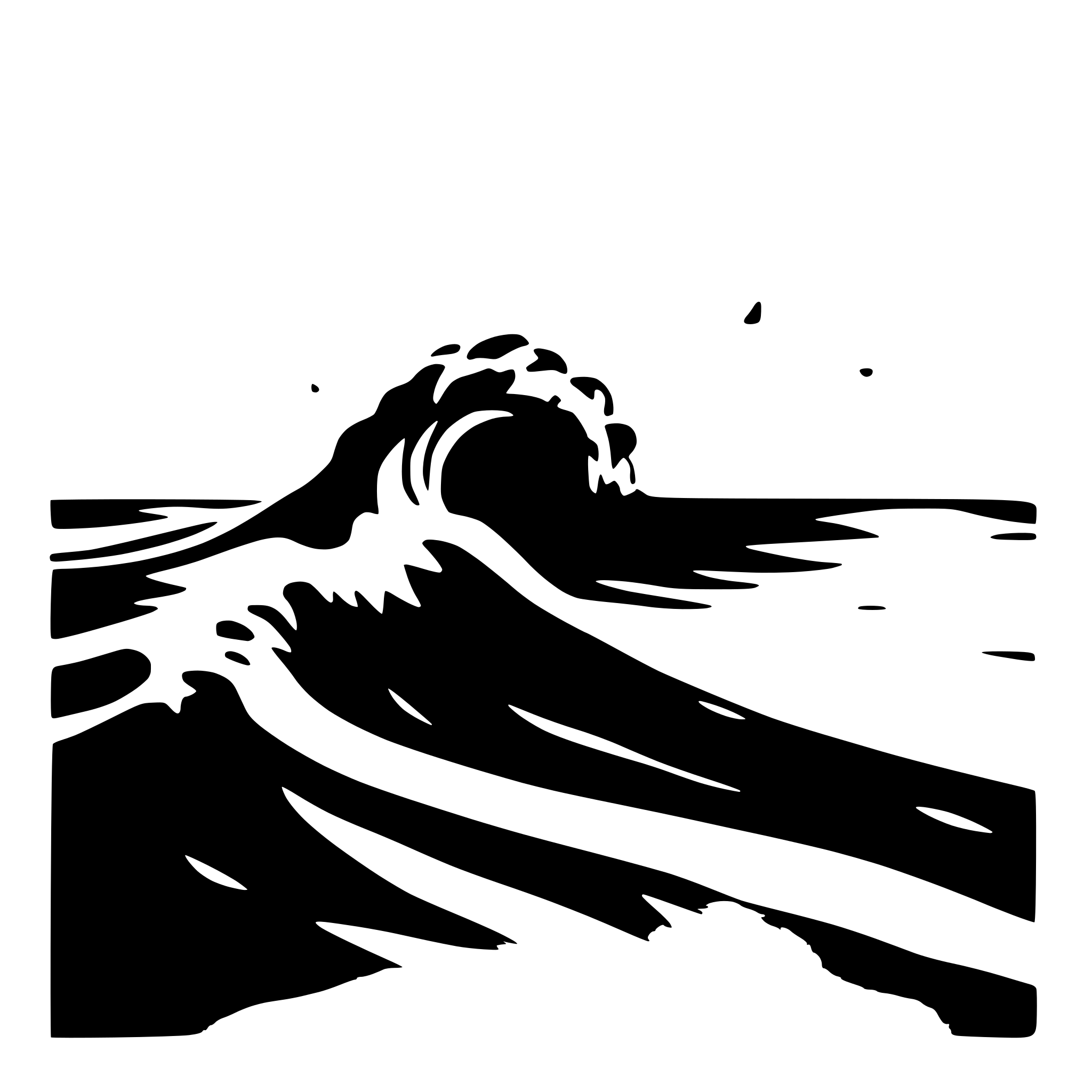 AI-generated SVG of 'Smooth crashing wave'