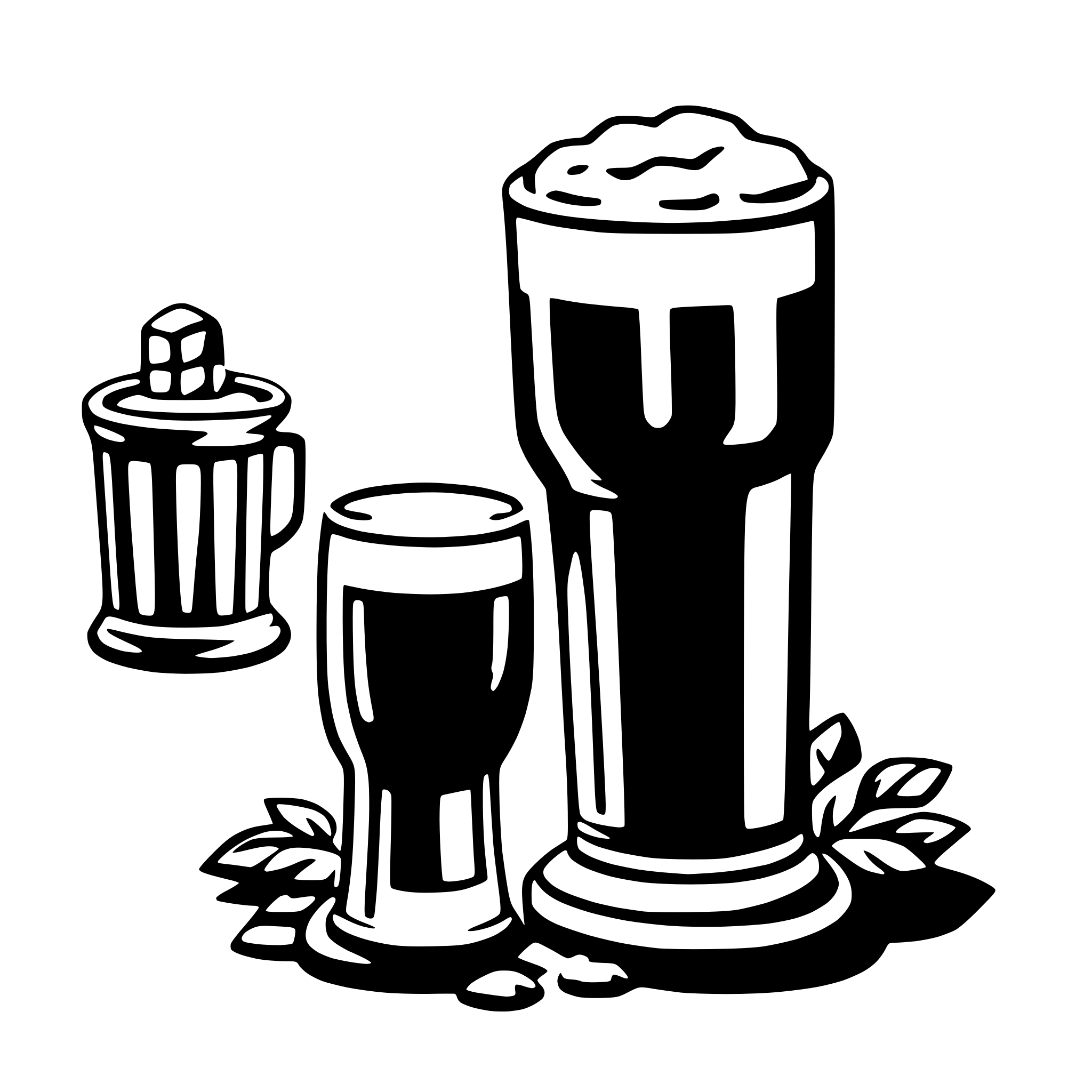 AI-generated SVG of a beer