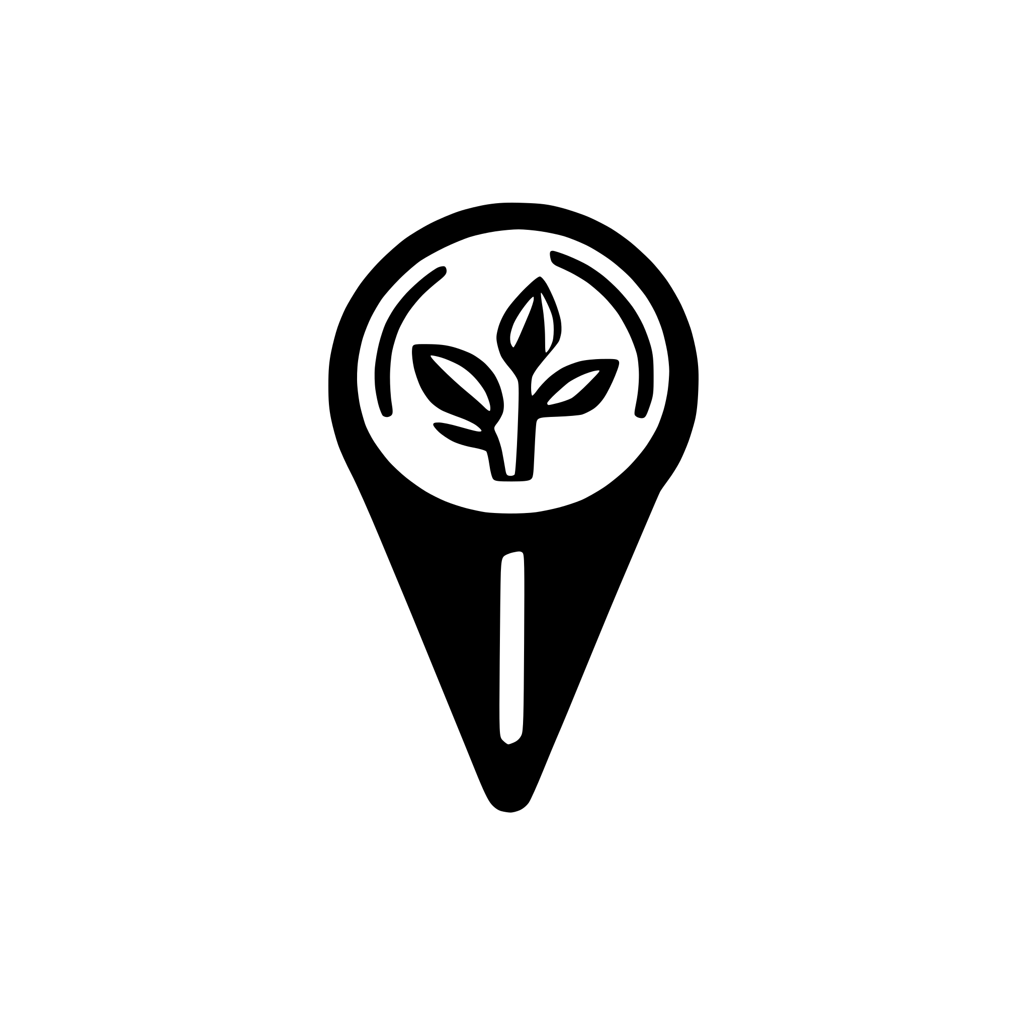 AI-generated SVG of 'map marker'