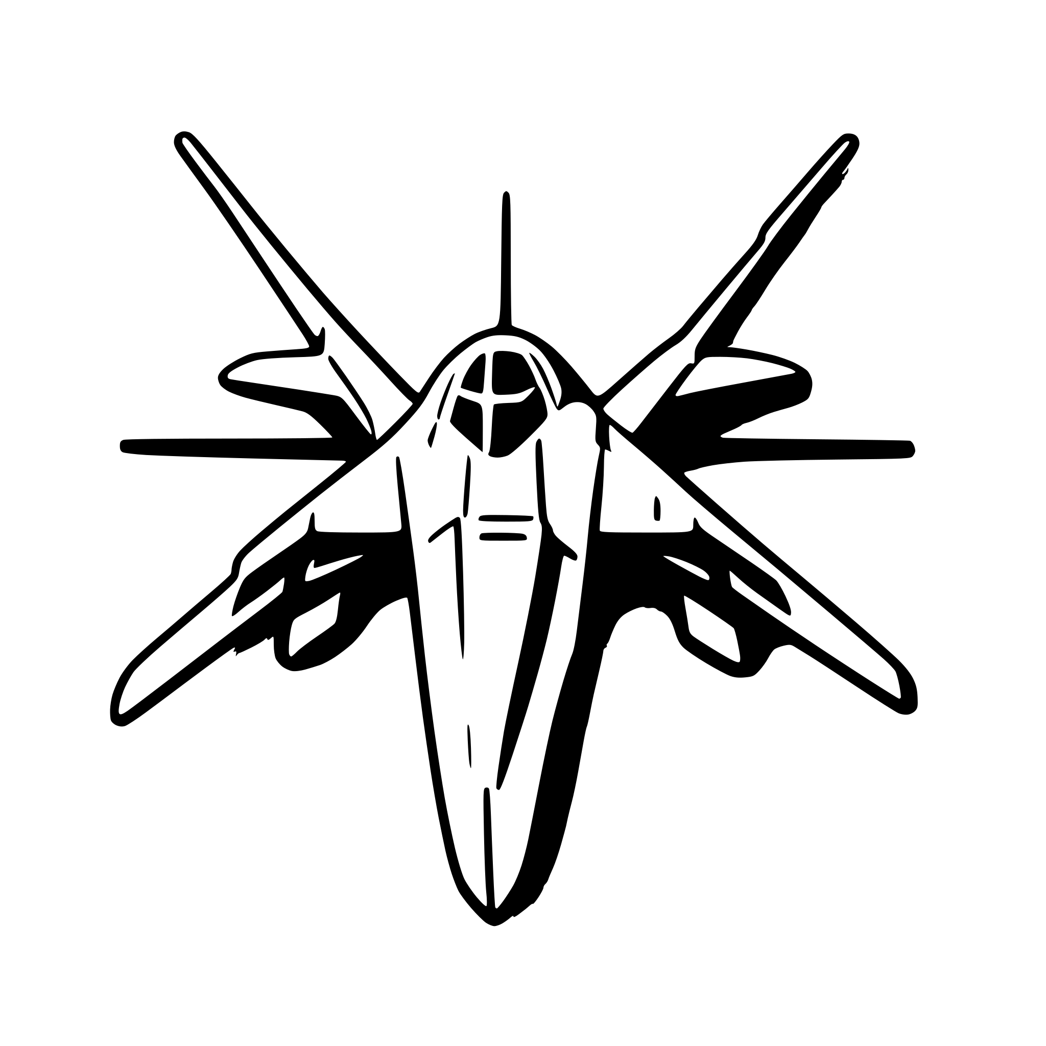 AI-generated SVG of a MQ-9 Reaper top view