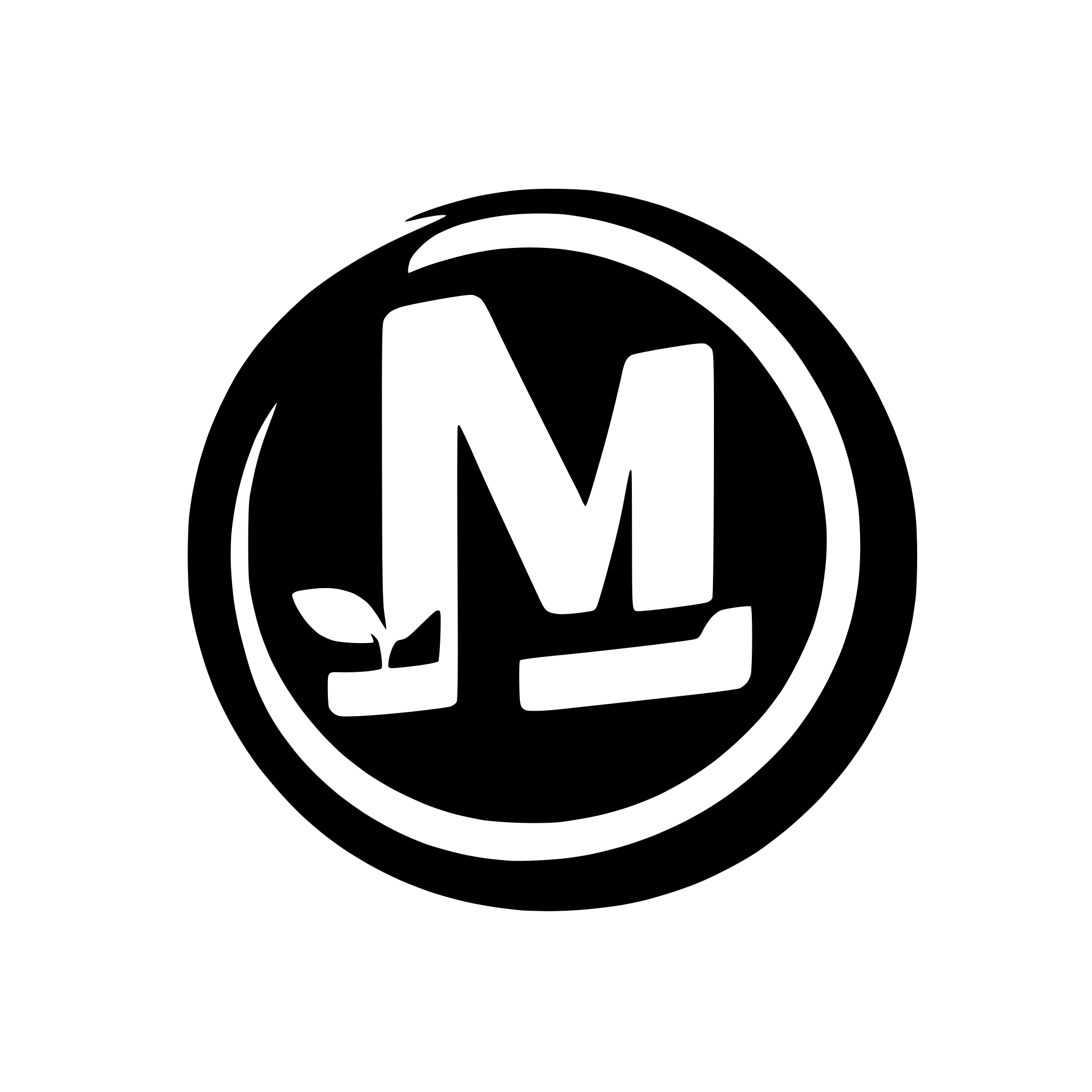 AI-generated SVG of a the letter M, purple, for web developer