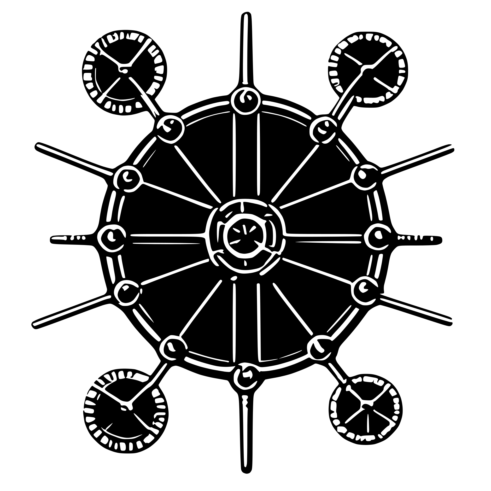 AI-generated SVG of a Neural Network, schematic view