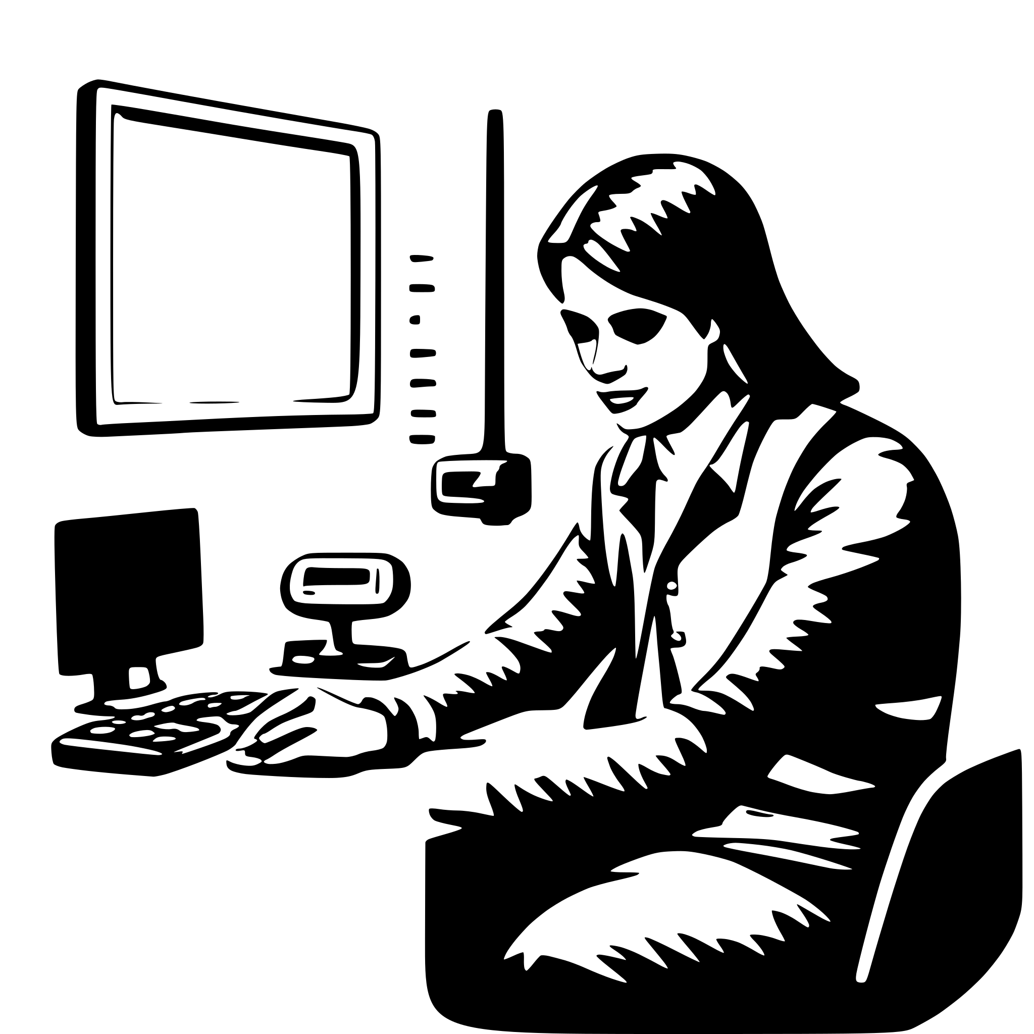 AI-generated SVG of 'software tester'