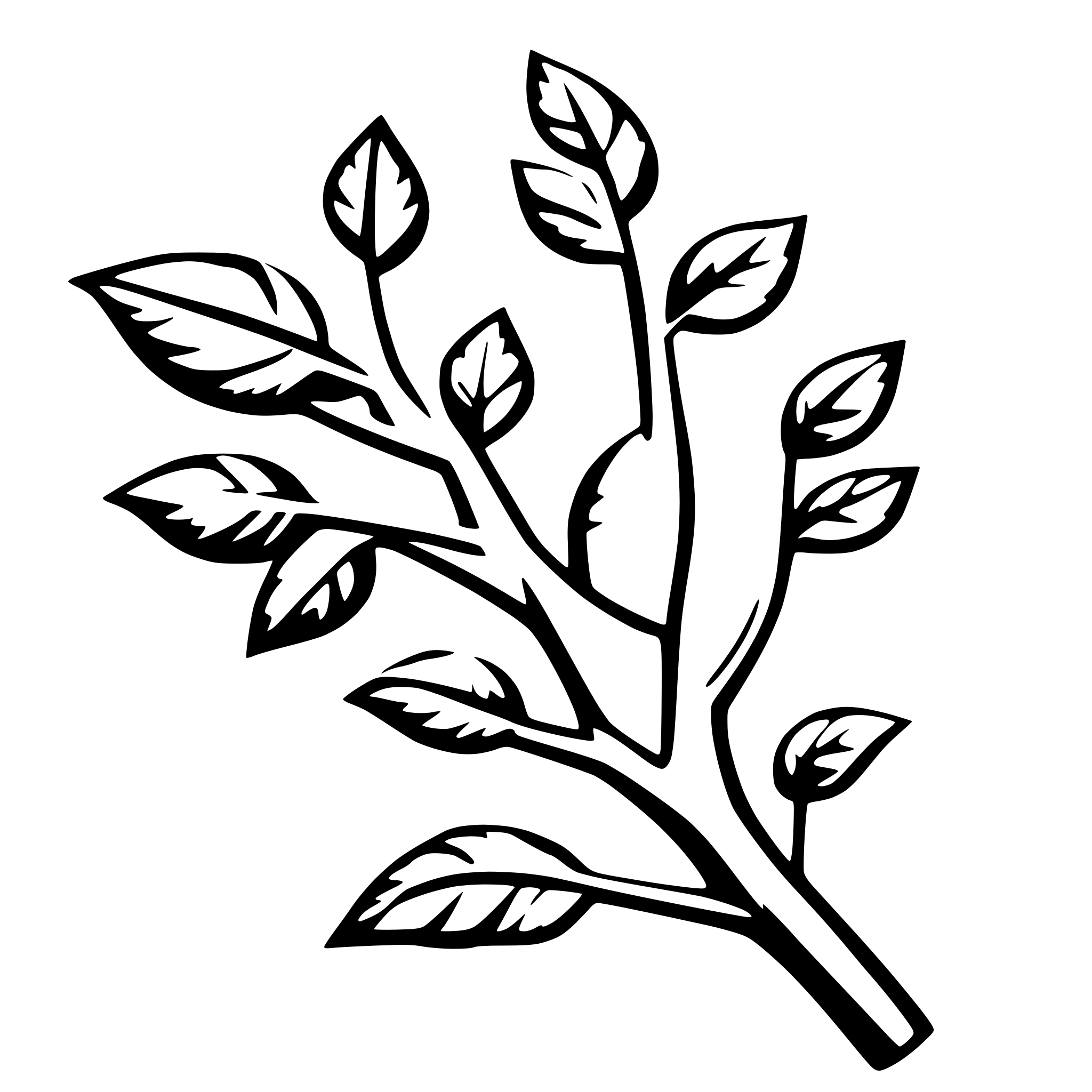 AI-generated SVG of 'make a branch'