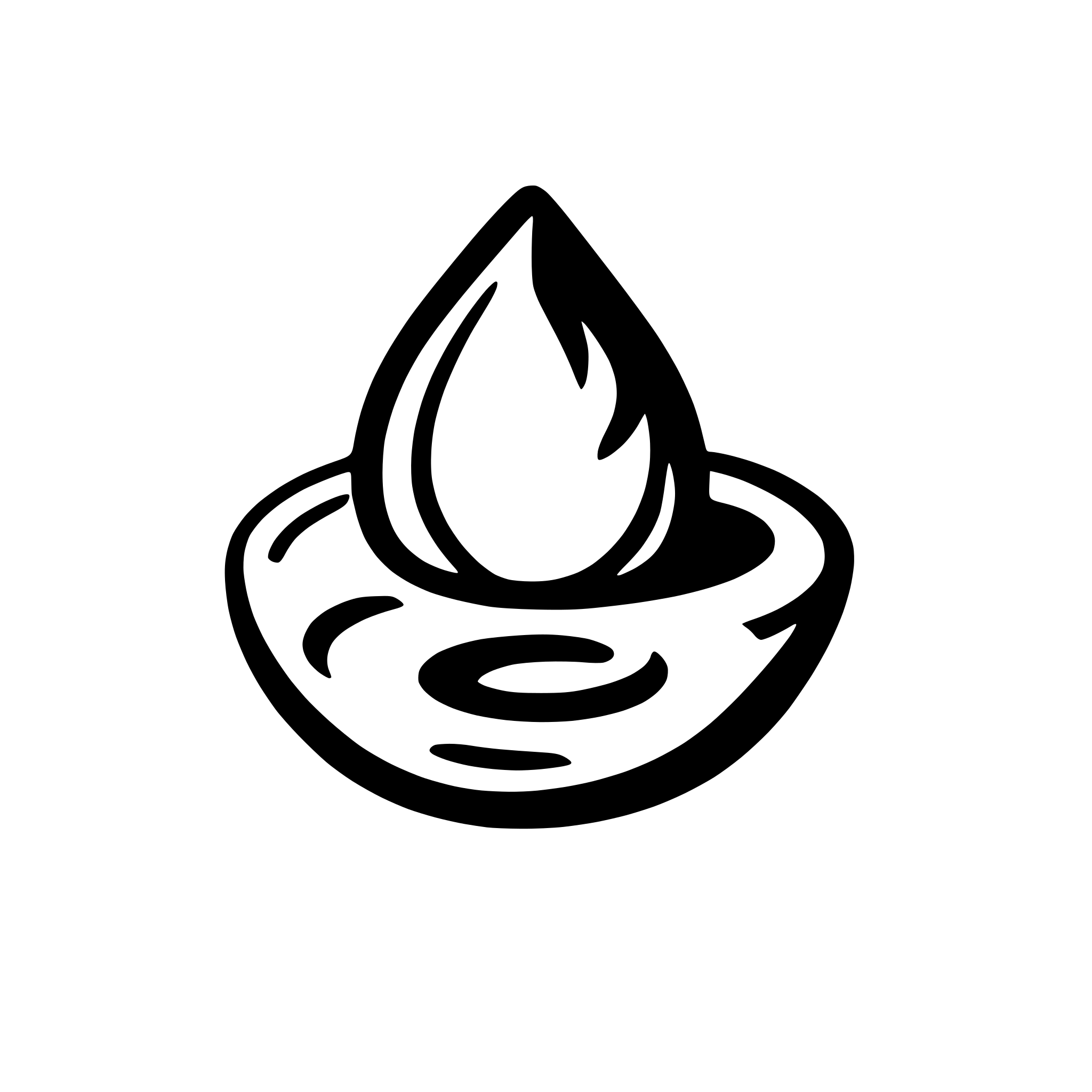 AI-generated SVG of a Boardgame symbol of a water droplet minimalistic with a perfect circle around the symbol