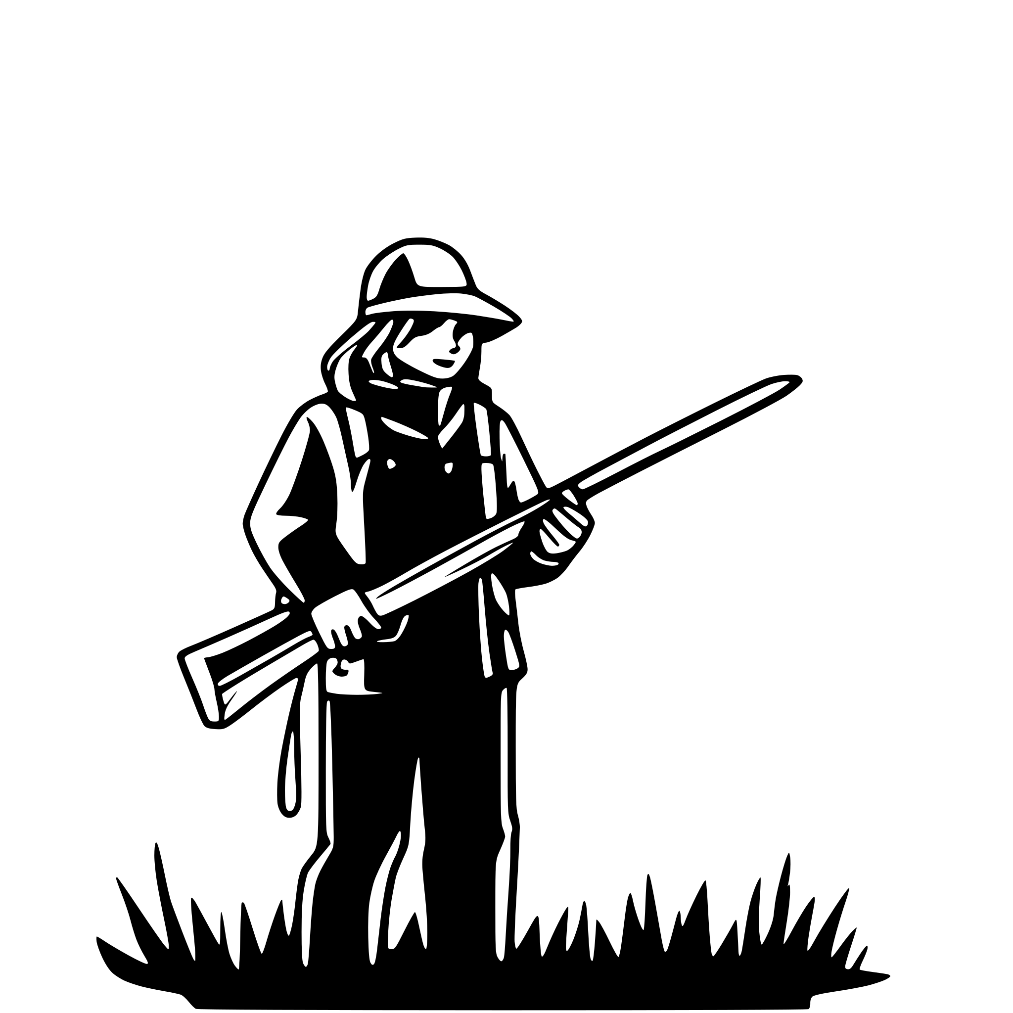 AI-generated SVG of a Hunting, fishing, agriculture based, southern, no person in it
