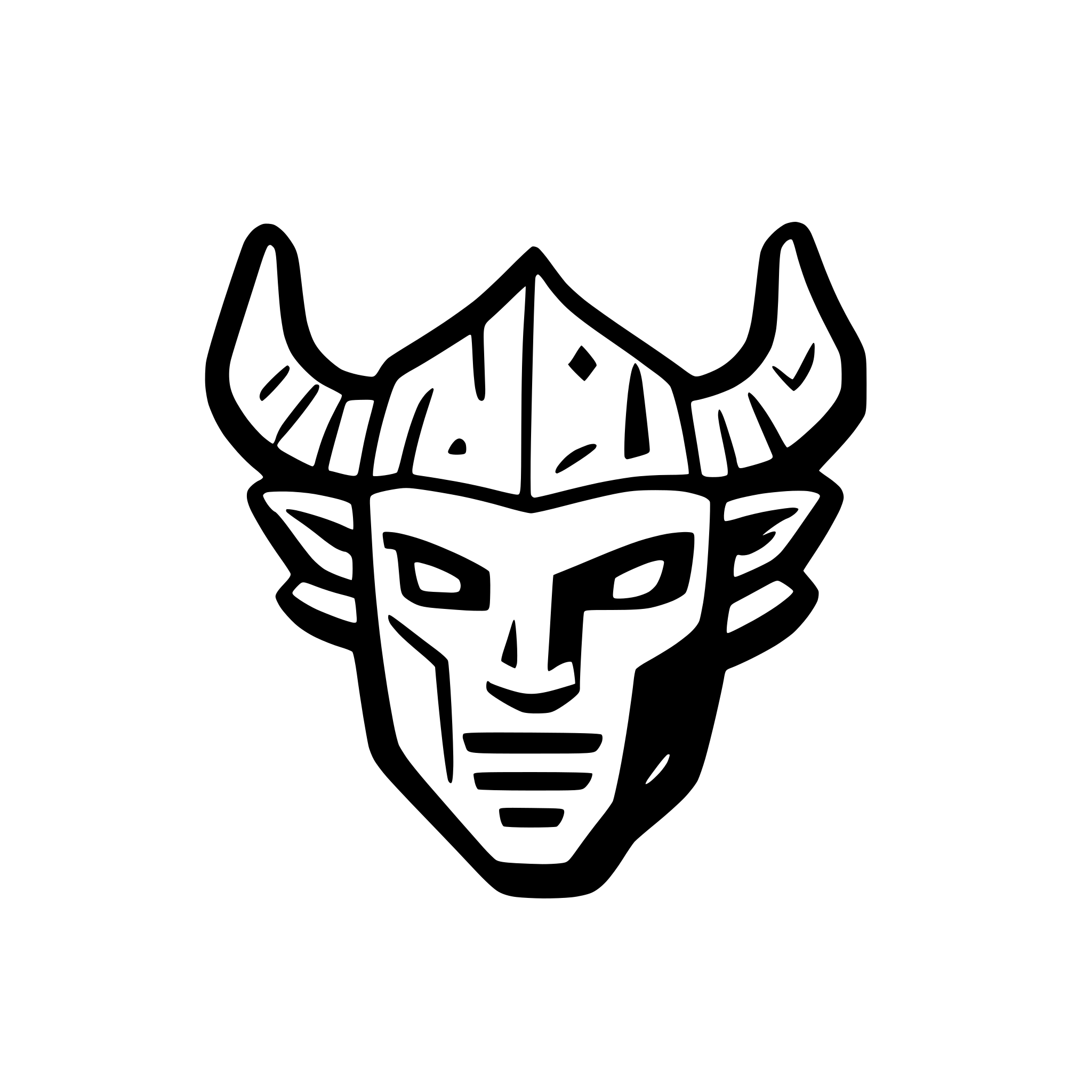 AI-generated SVG of a dnd paladin minotaur symbol