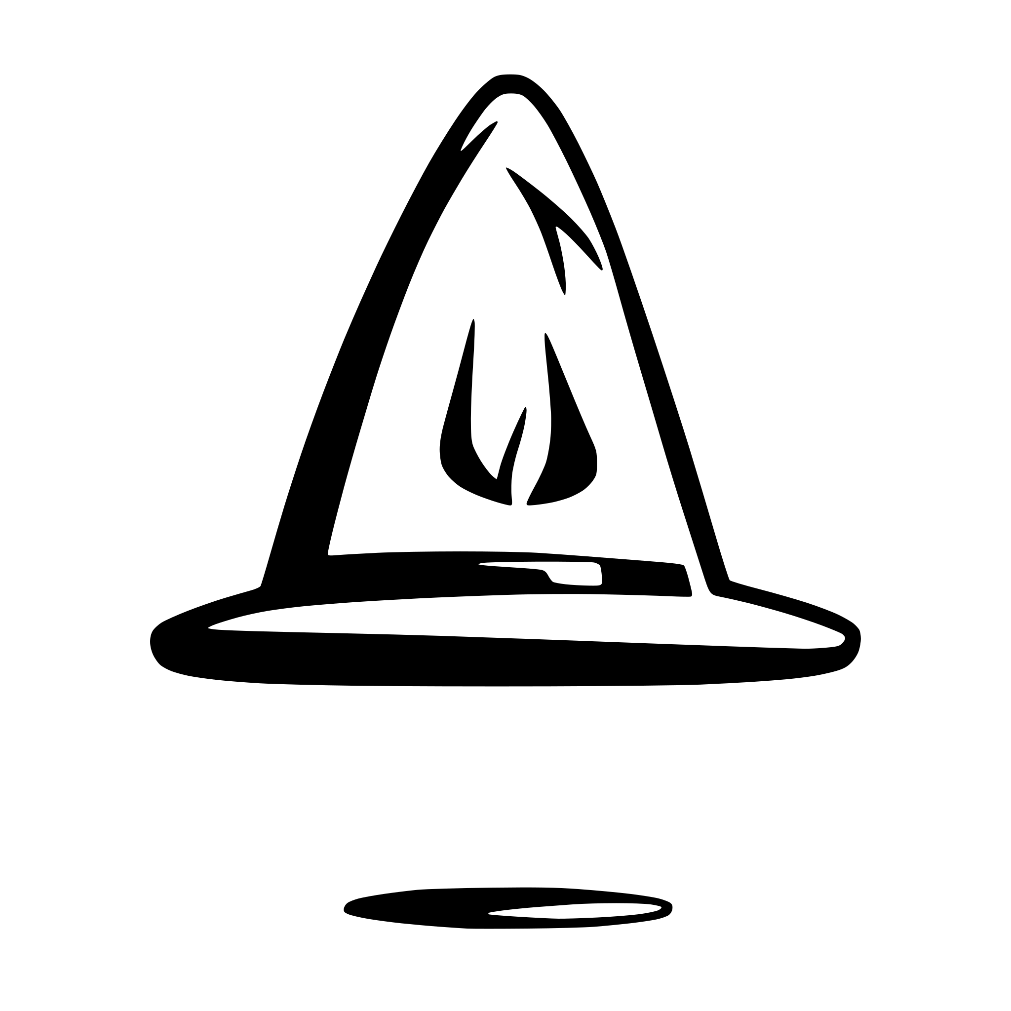 AI-generated SVG of 'A wizard hat'