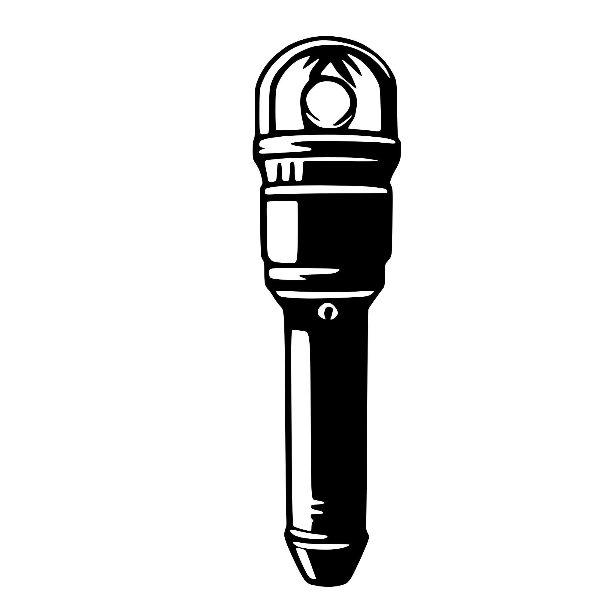 AI-generated SVG of 'flashlight'
