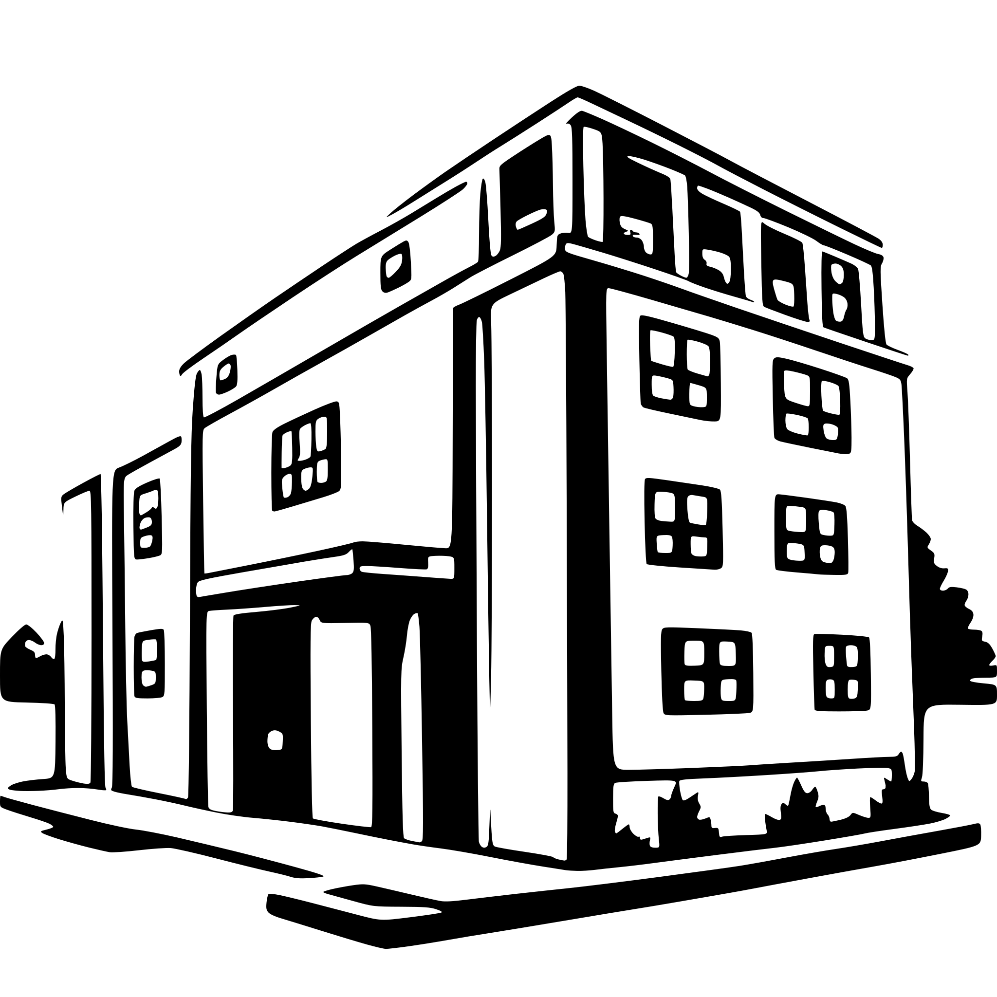 AI-generated SVG of 'warehouse building'