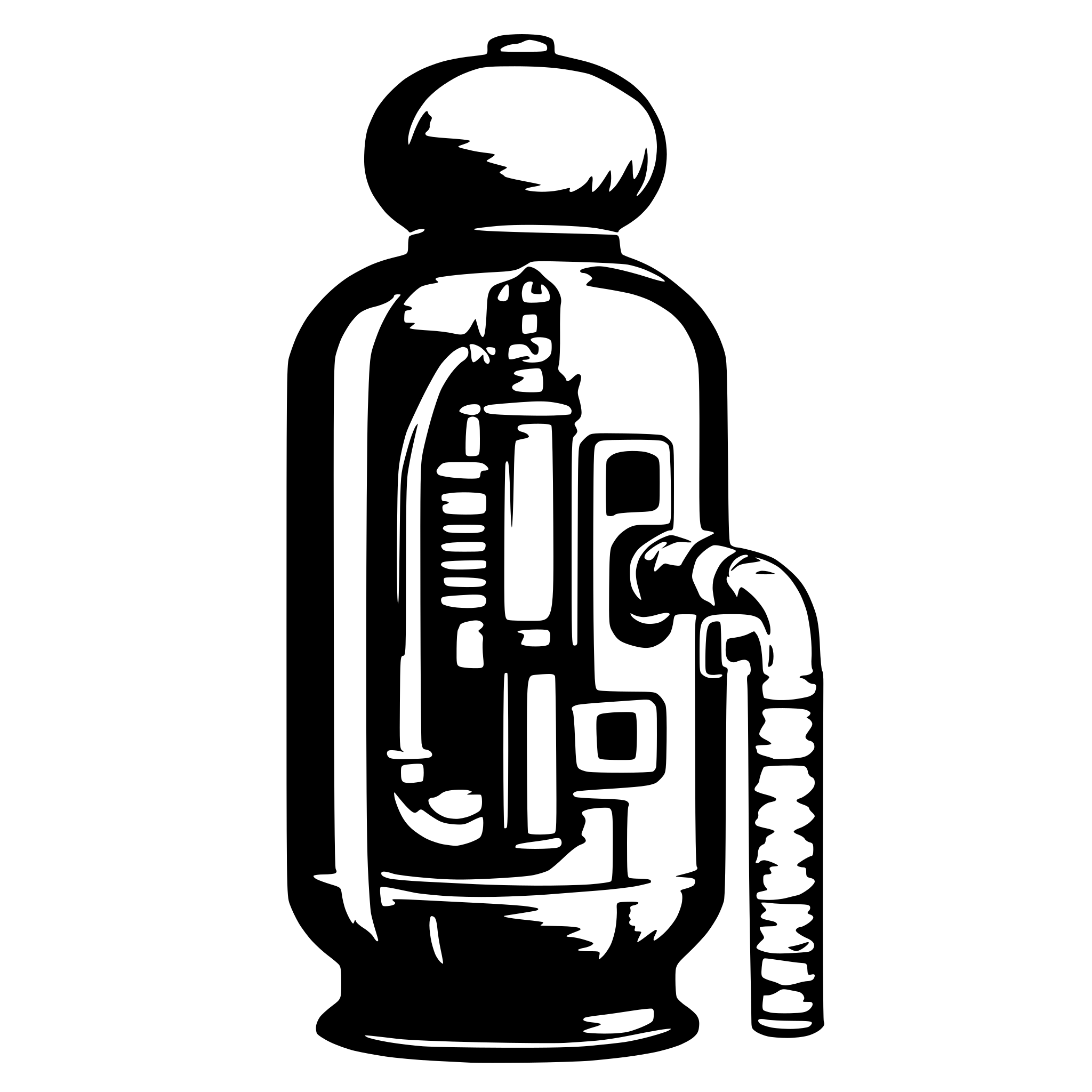 AI-generated SVG of 'medical oxygen tank'