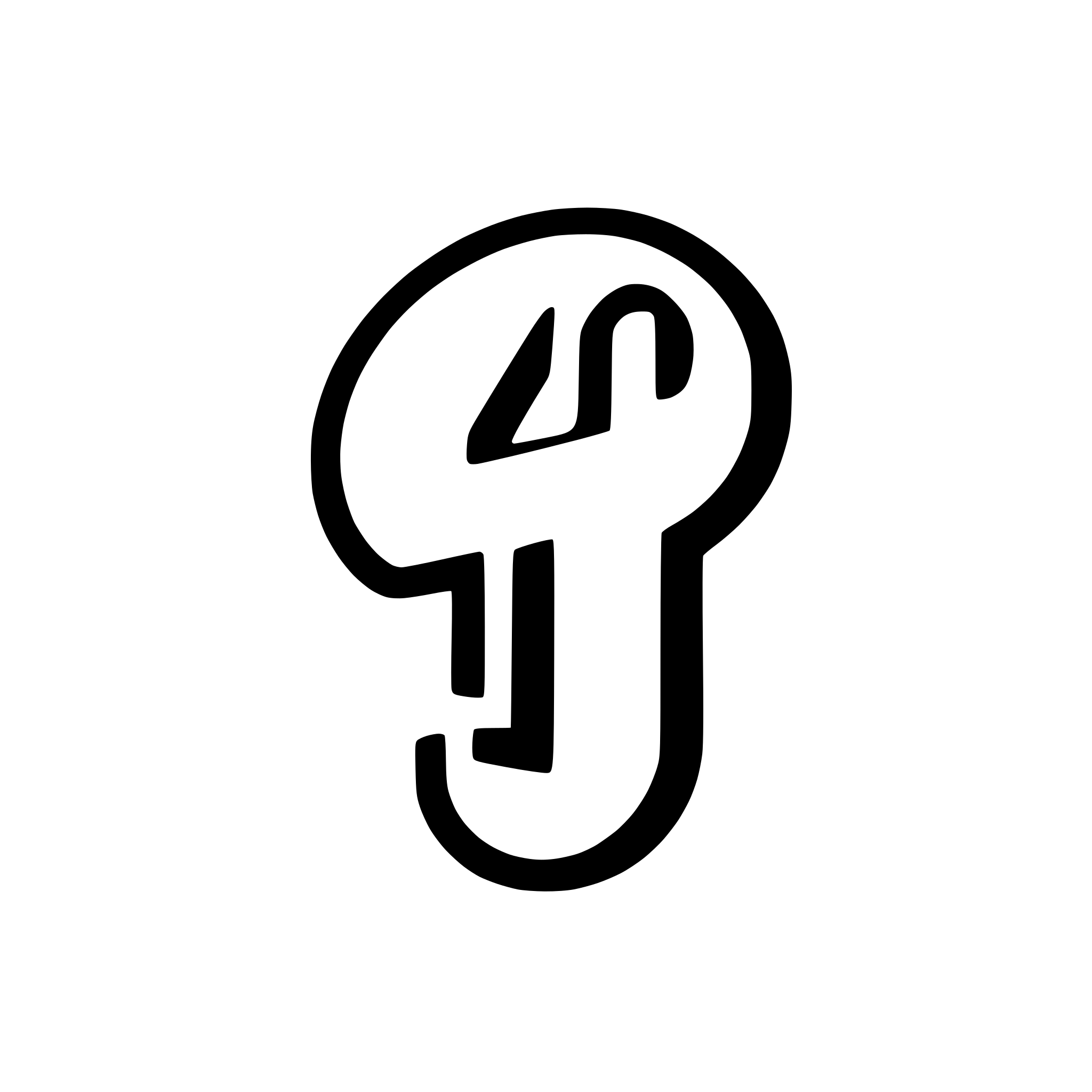 AI-generated SVG of a Key with a hole cut out in the shape of the number 4