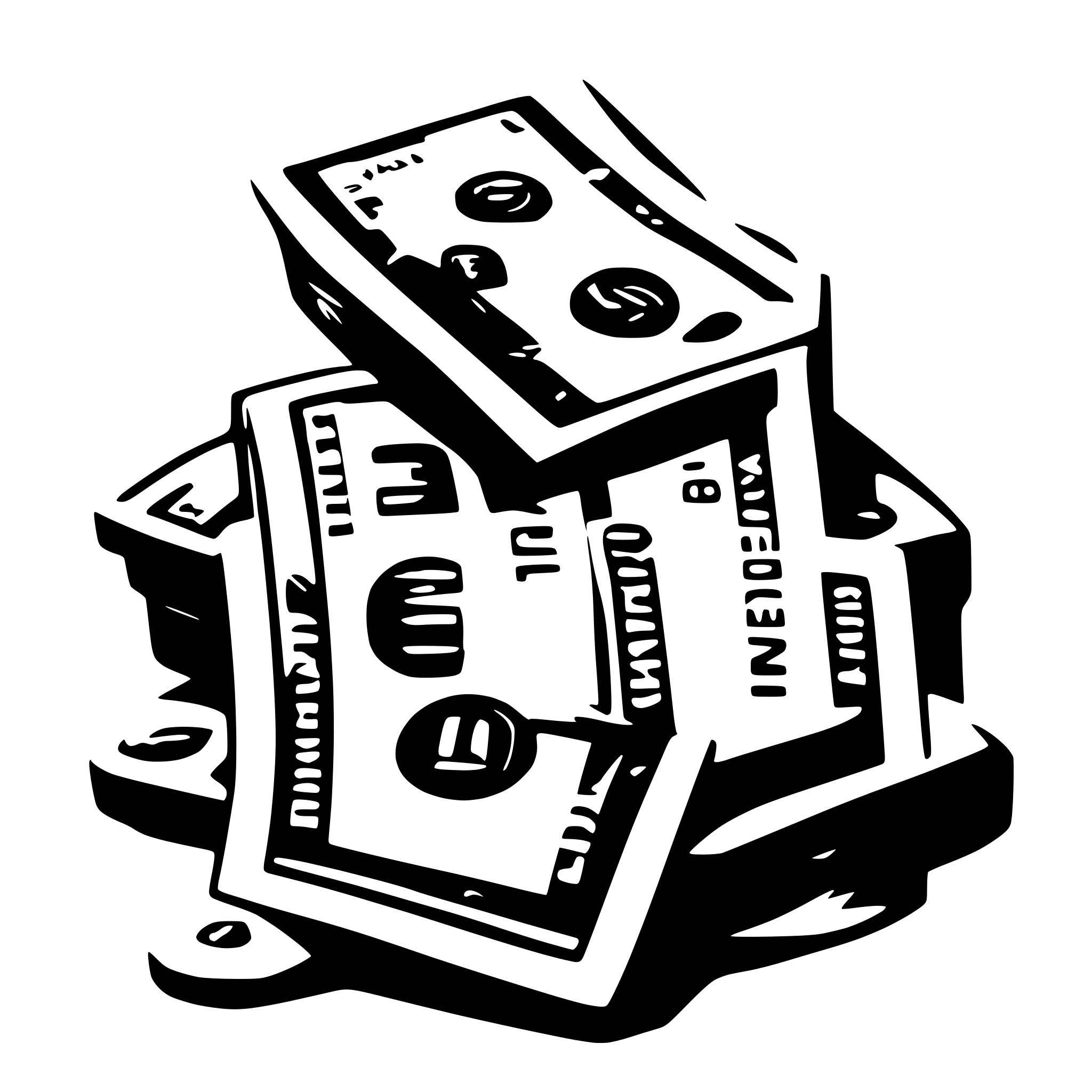 AI-generated SVG of a Money