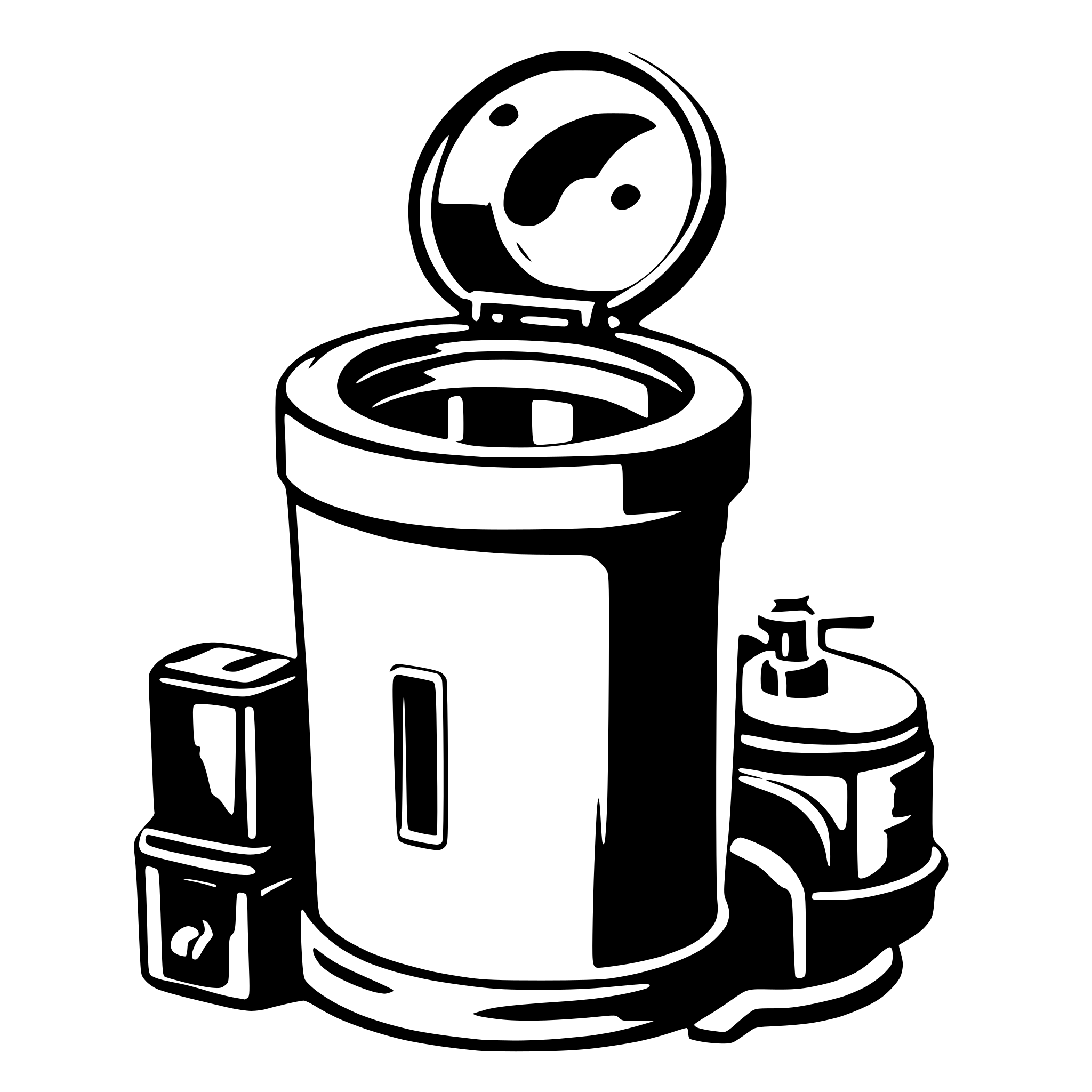 AI-generated SVG of a garbage disposer