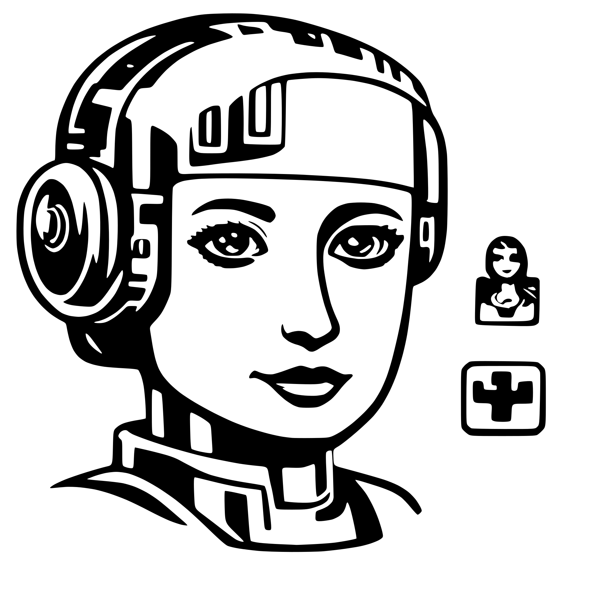 AI-generated SVG of a ai service