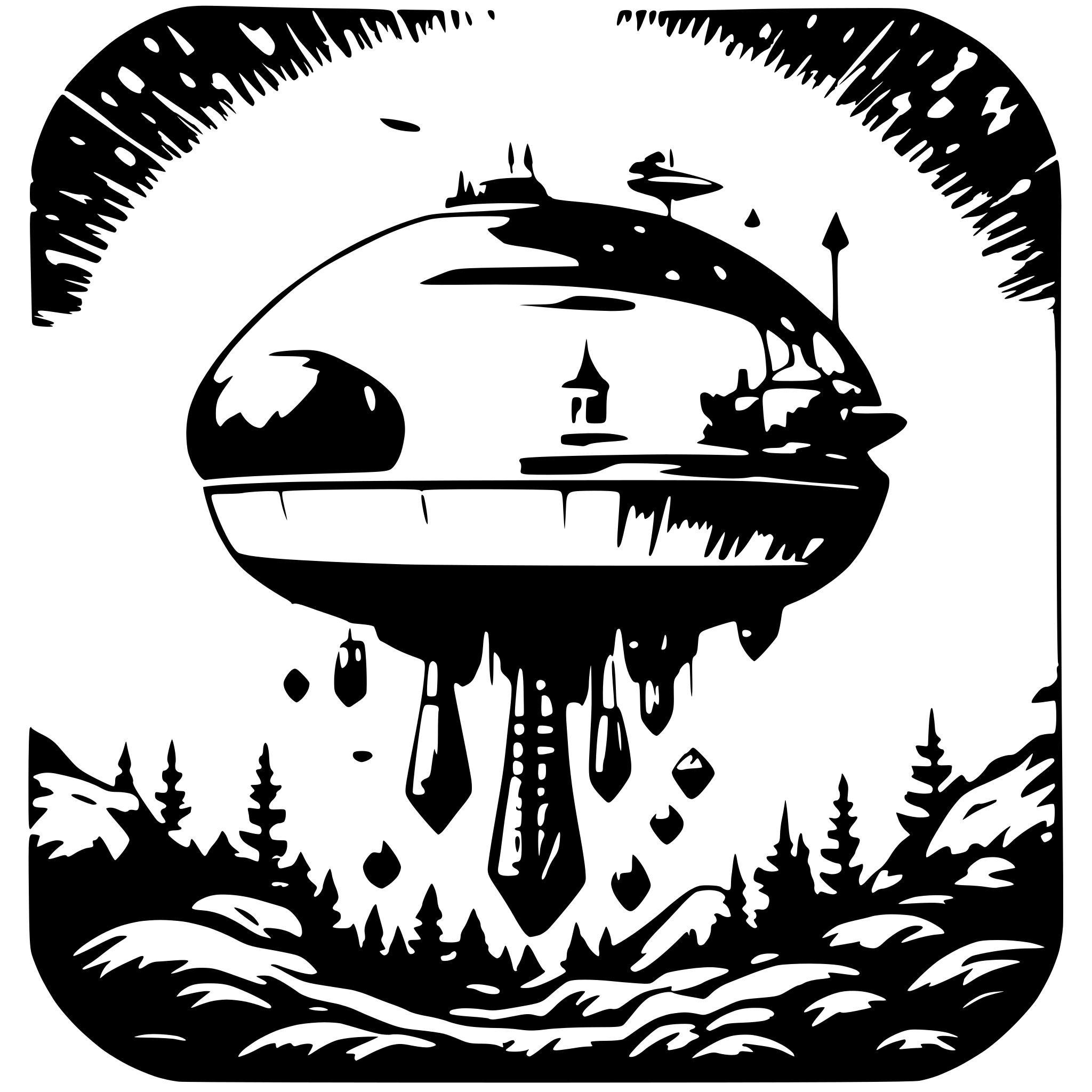 AI-generated SVG of 'astraunaute floting'
