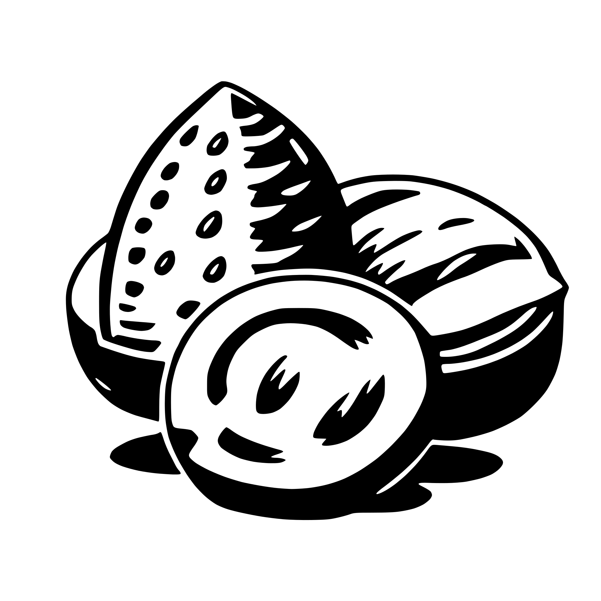 AI-generated SVG of a nut