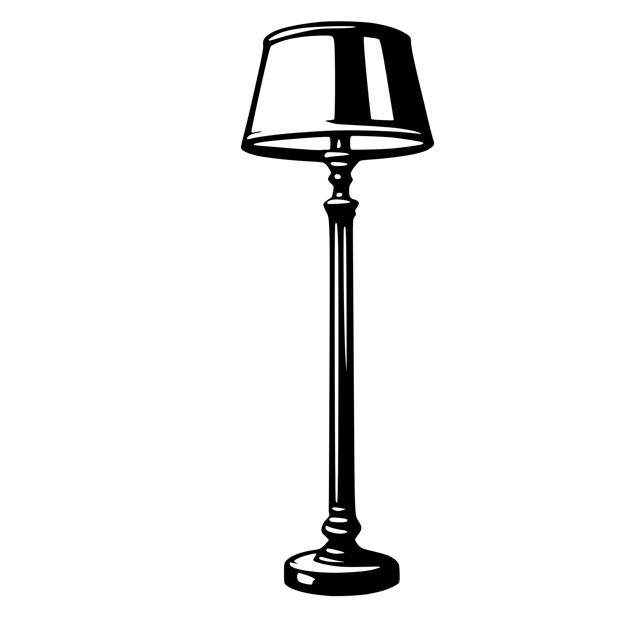 AI-generated SVG of 'a floor lamp'