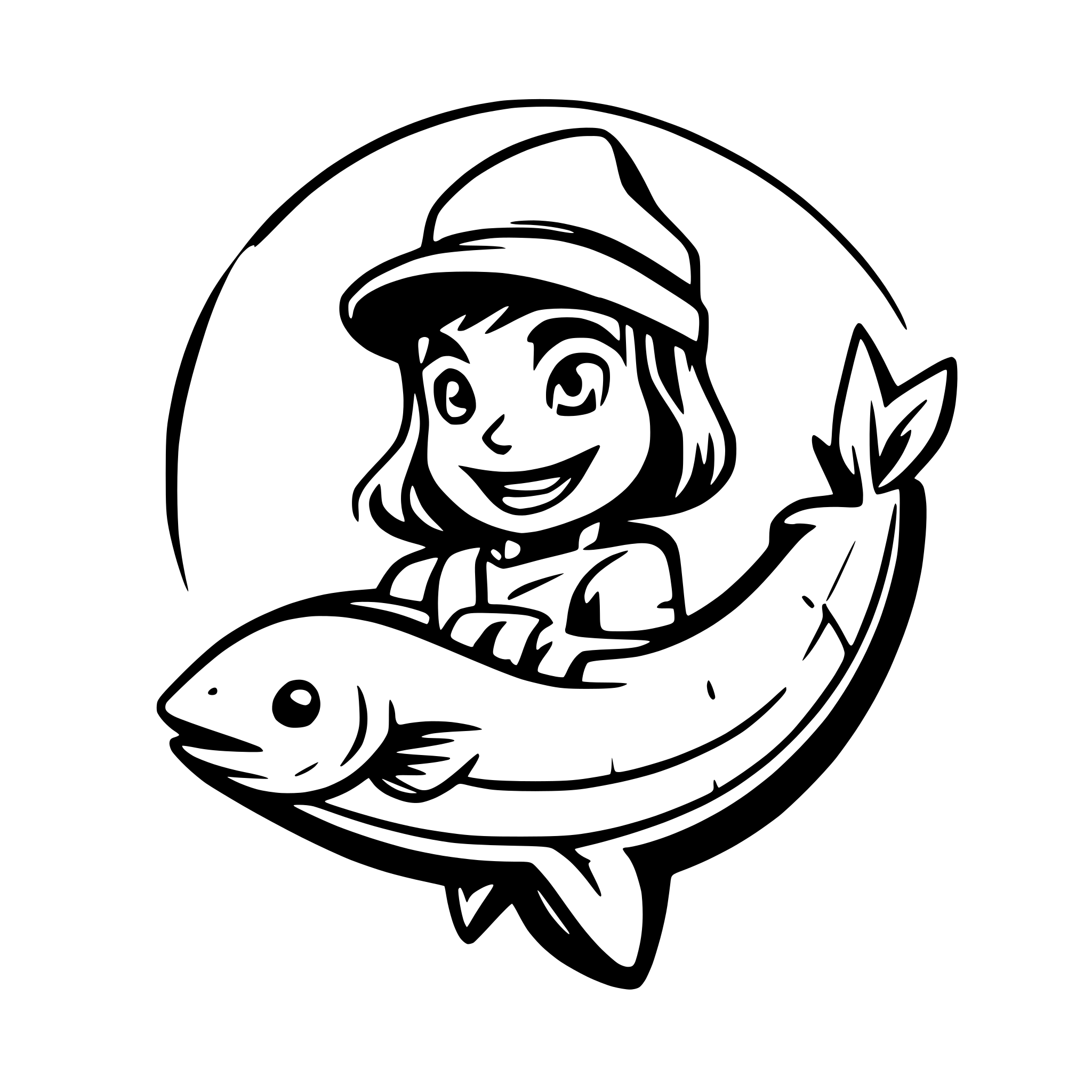 AI-generated SVG of a SEA FISHING LOGO FOR A COMPANY CALLED ALPHA FISHING, USE THE NAME ALPHA FISHING IN THE LOGO.