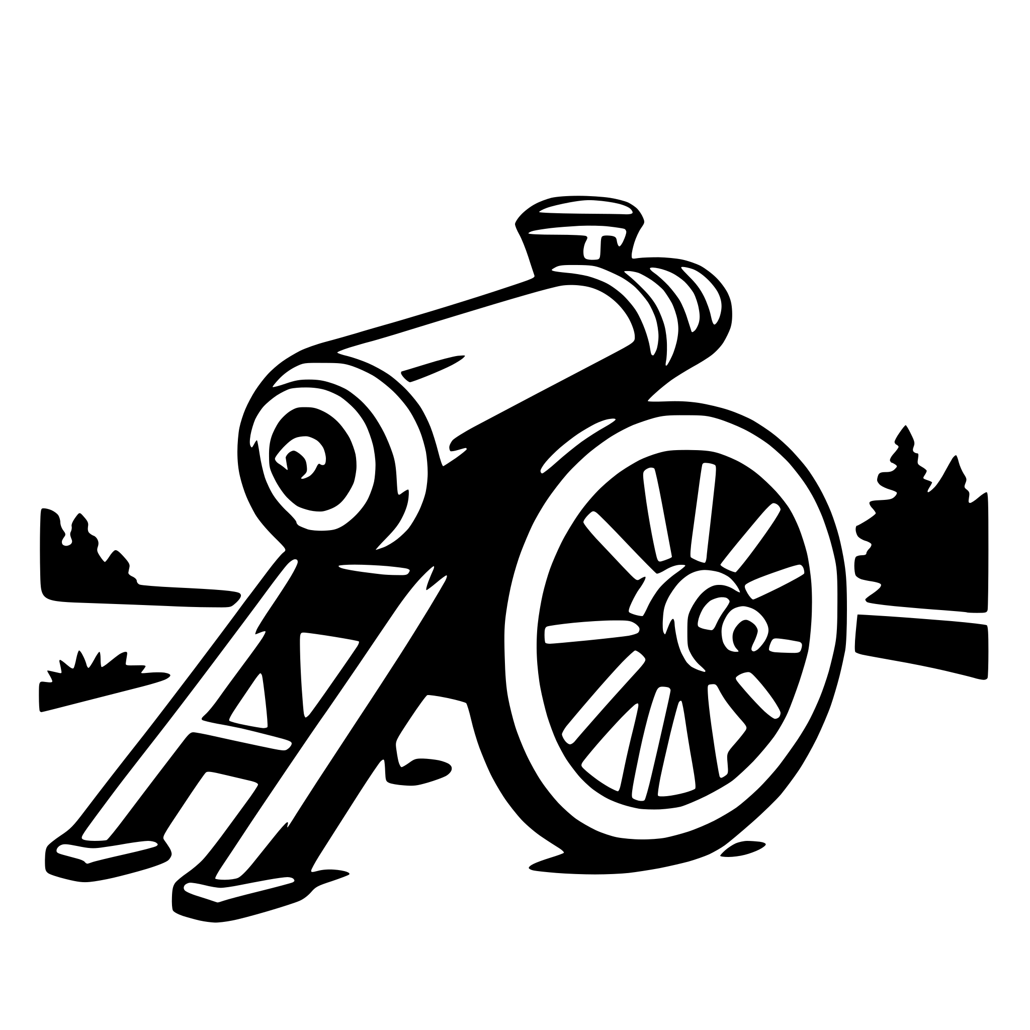 AI-generated SVG of a cannon