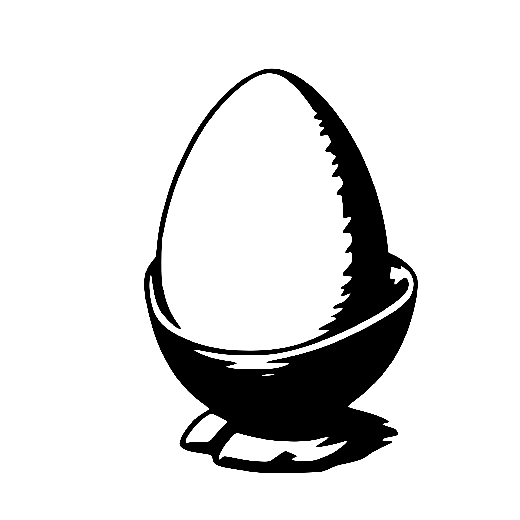 AI-generated SVG of a egg