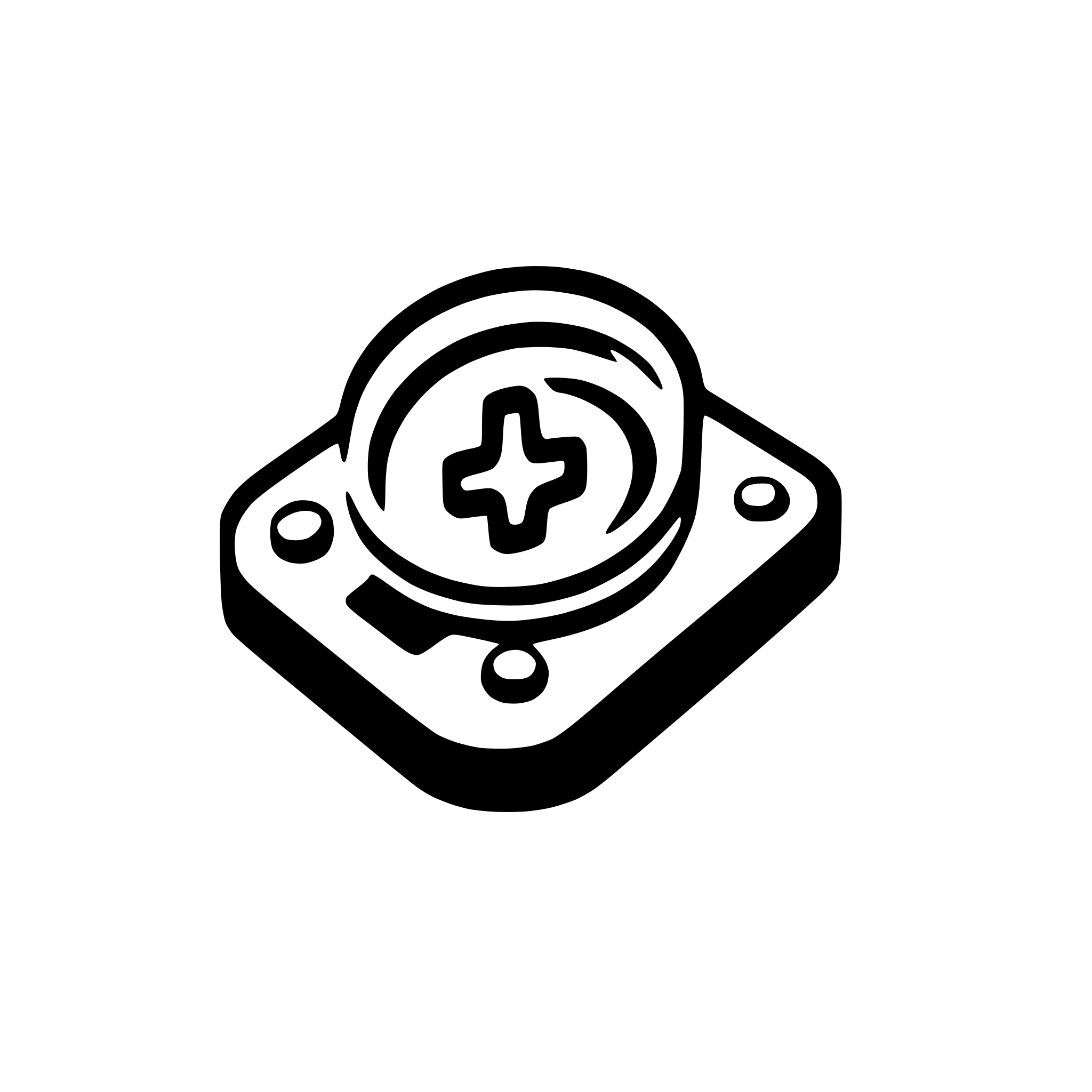 AI-generated SVG of a an icon for "User level article recommender model"