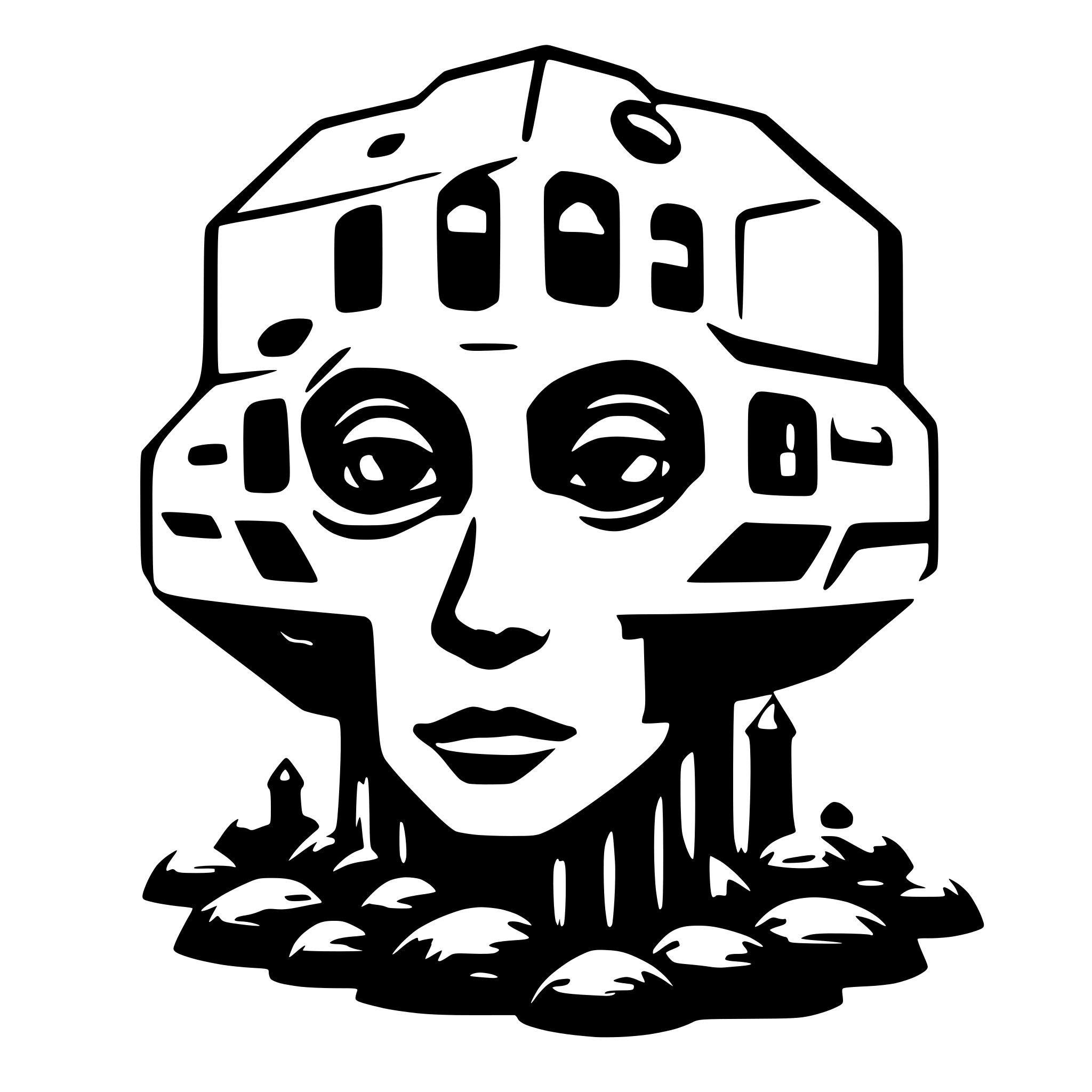 AI-generated SVG of a hivemind
