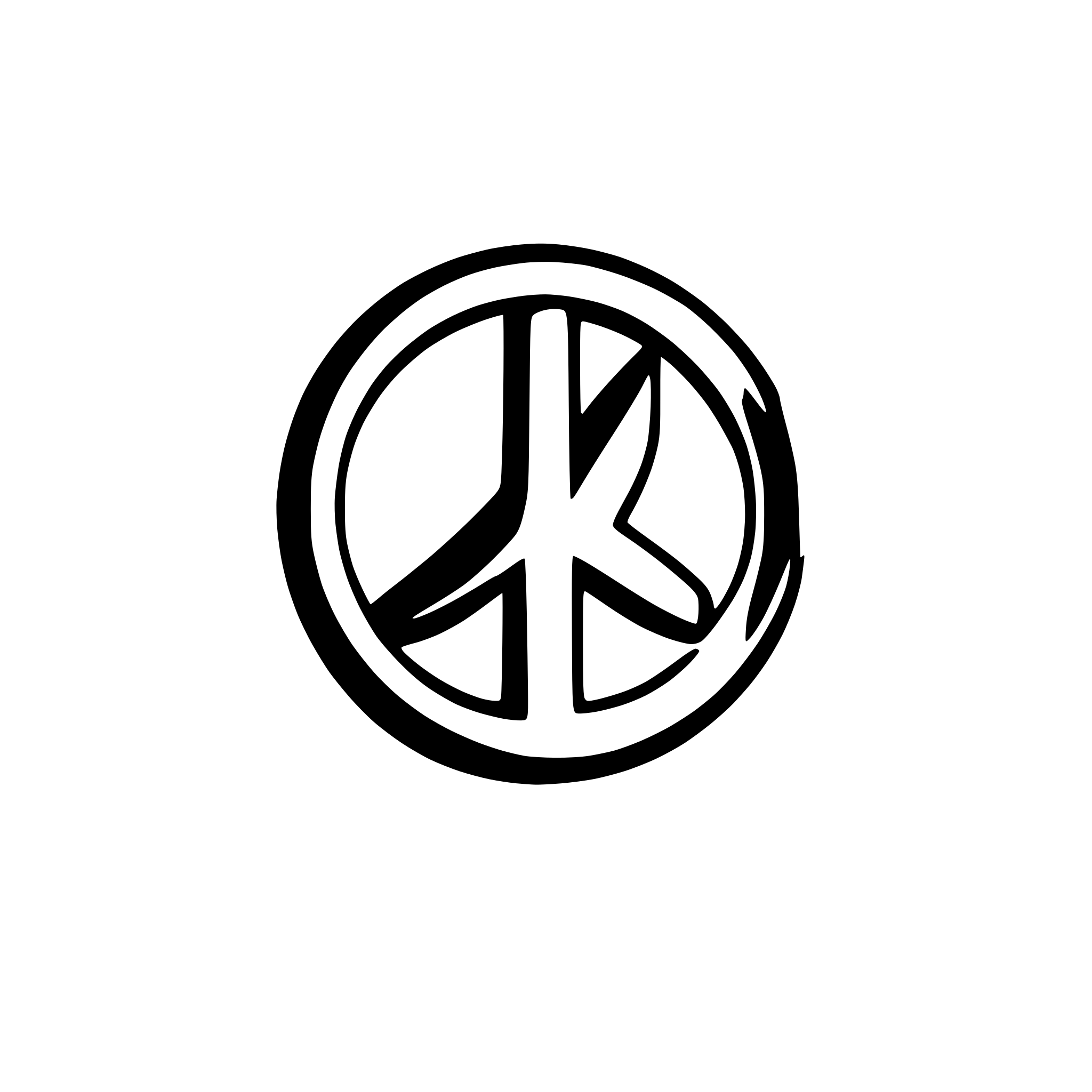 AI-generated SVG of a peace in protest