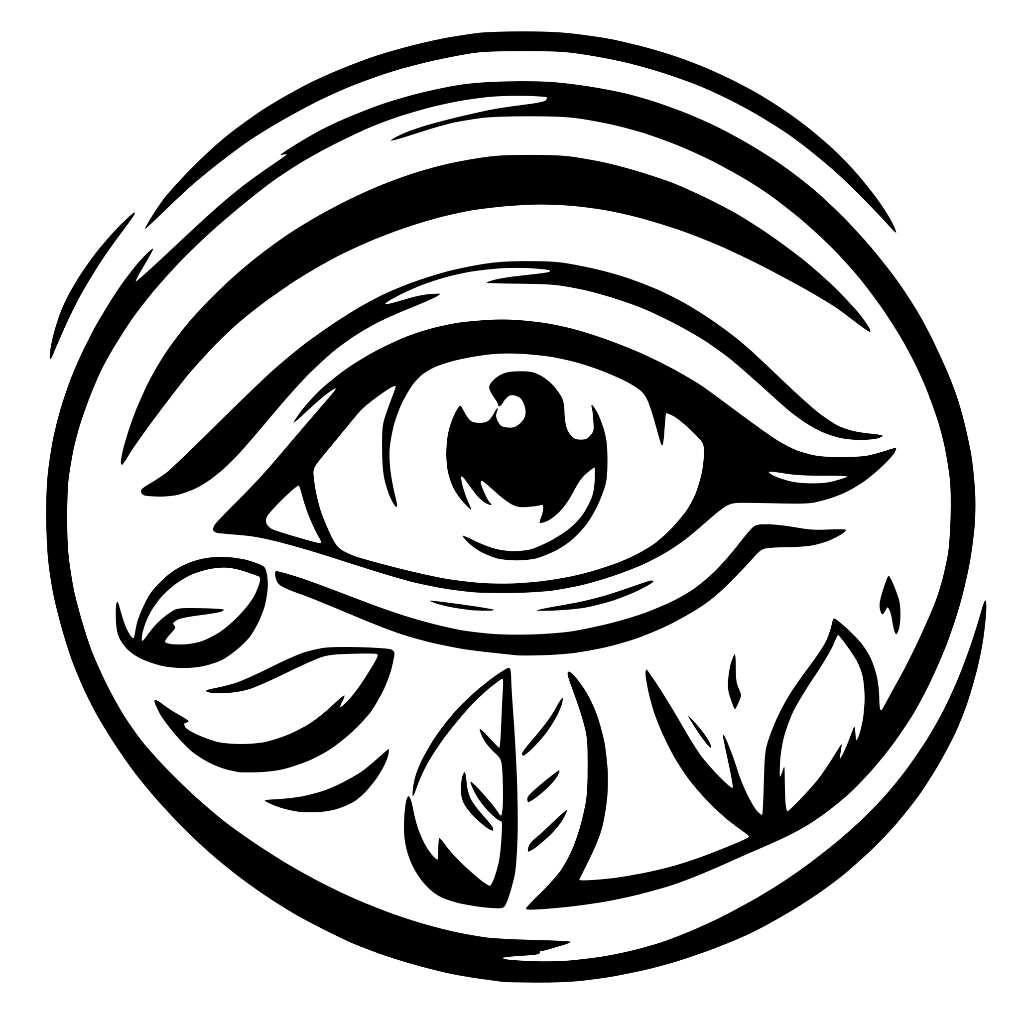 AI-generated SVG of 'crying eye'